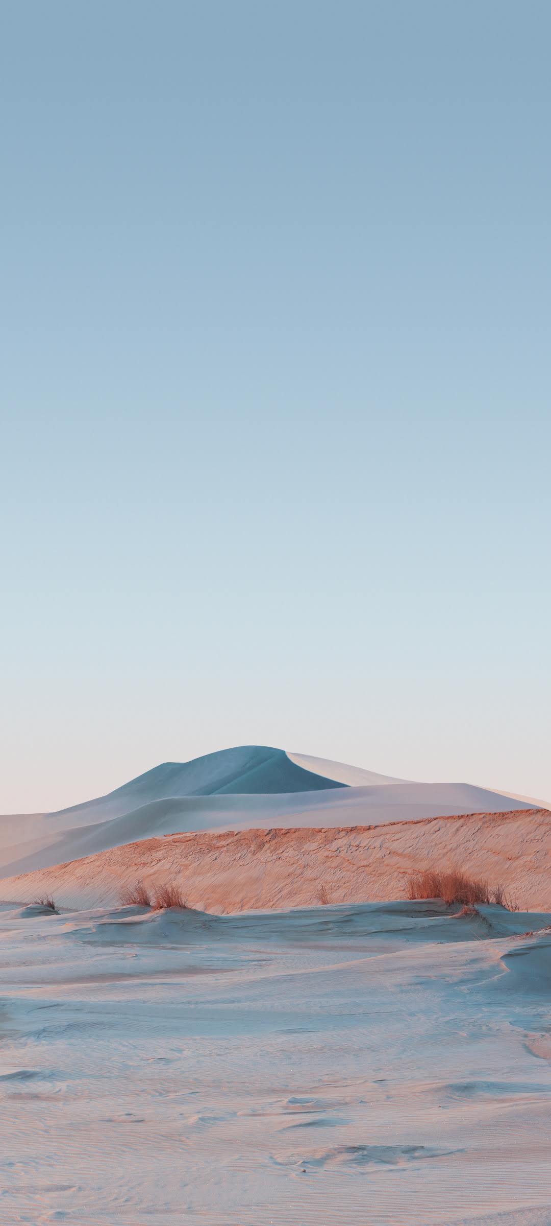 Minimalist Scenery Desert Landscape Apple iOS