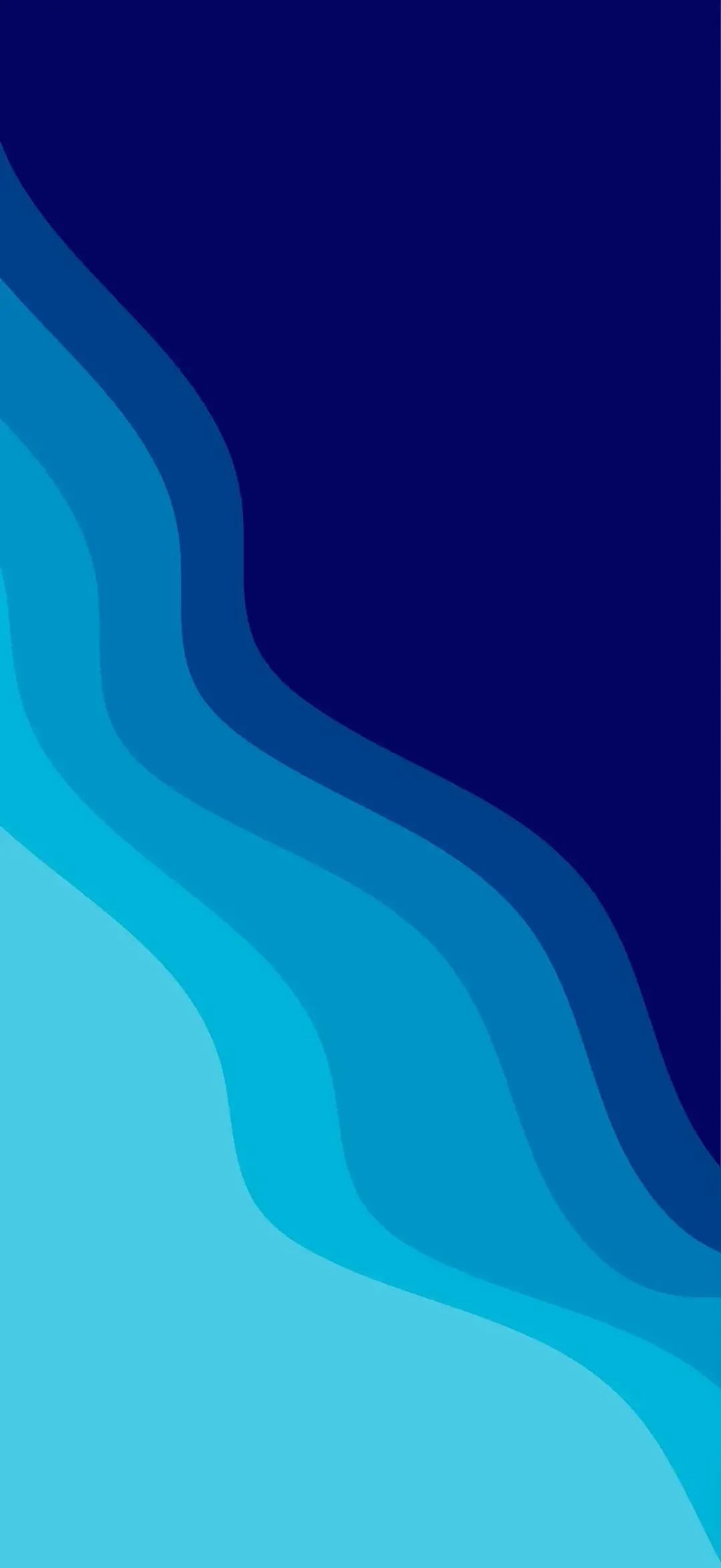 Minimalistic Design Set Blue Waves