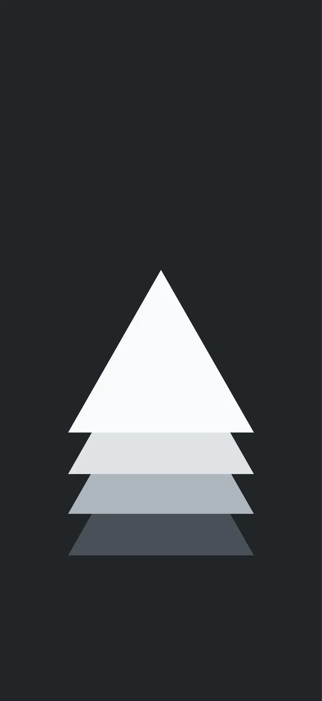 Minimalistic Design Set Pine Trees Black And White Grey Best Wallpapers For Apple iPhone 16