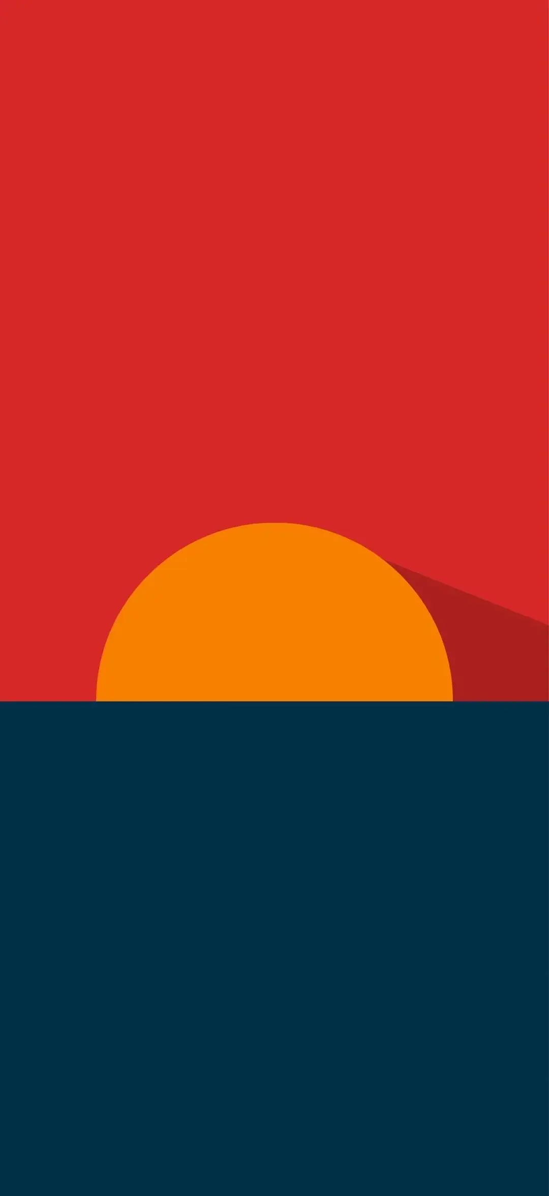 Minimalistic Design Setting Sun Aboriginal Best Wallpapers For Apple iPhone 16