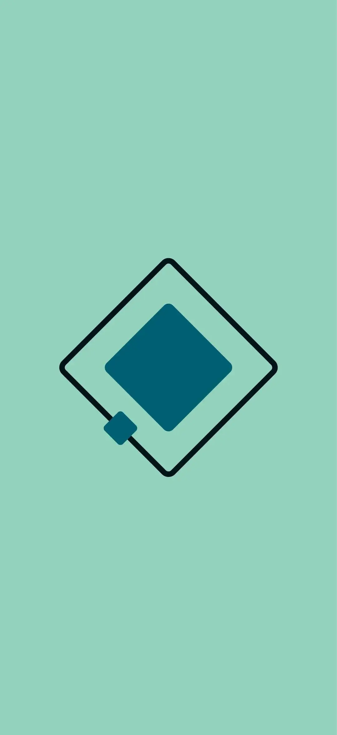 Minimalistic Design Squares Turquoise Best Wallpapers For Apple iPhone 16