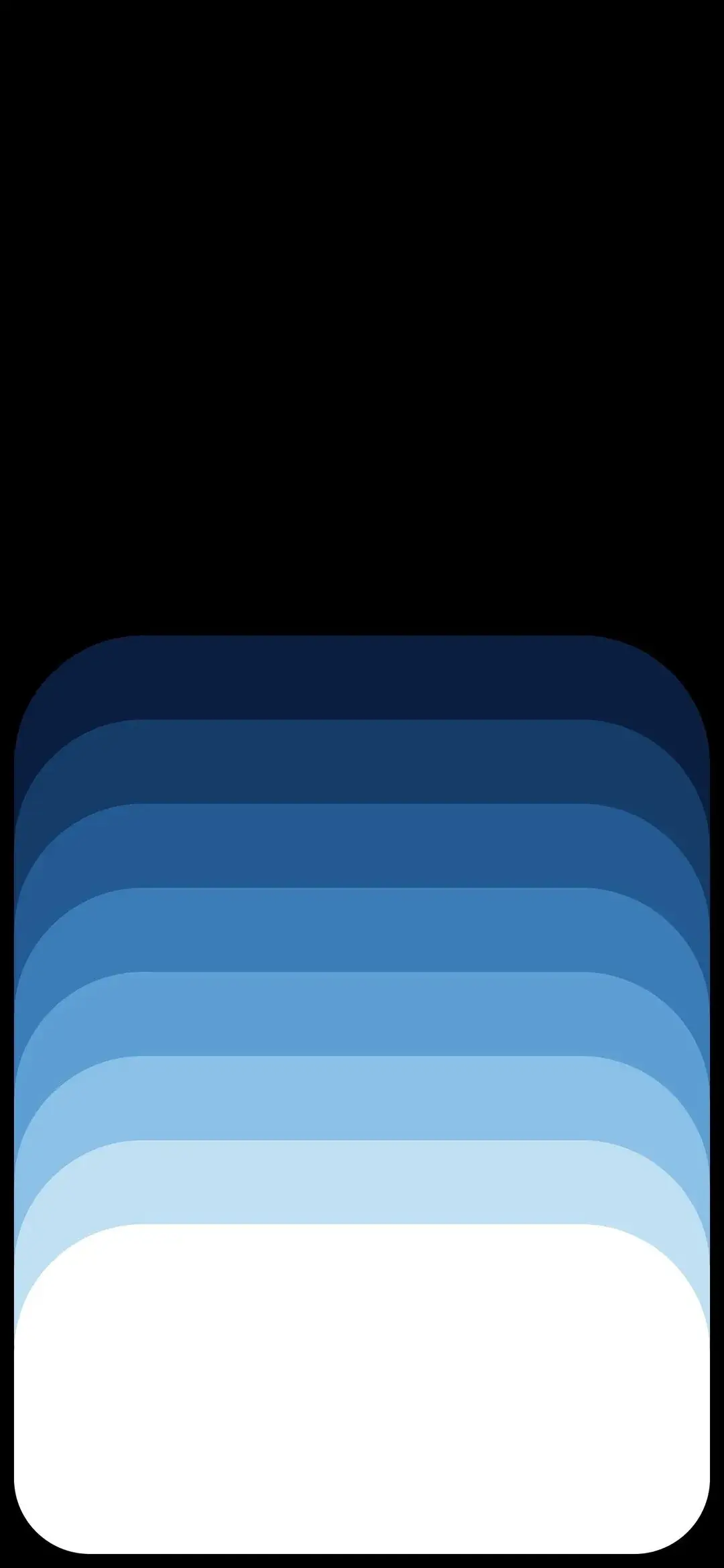 Minimalistic Simple Blue Rounded Rectangle Shapes Best Wallpapers For Apple iPhone 16
