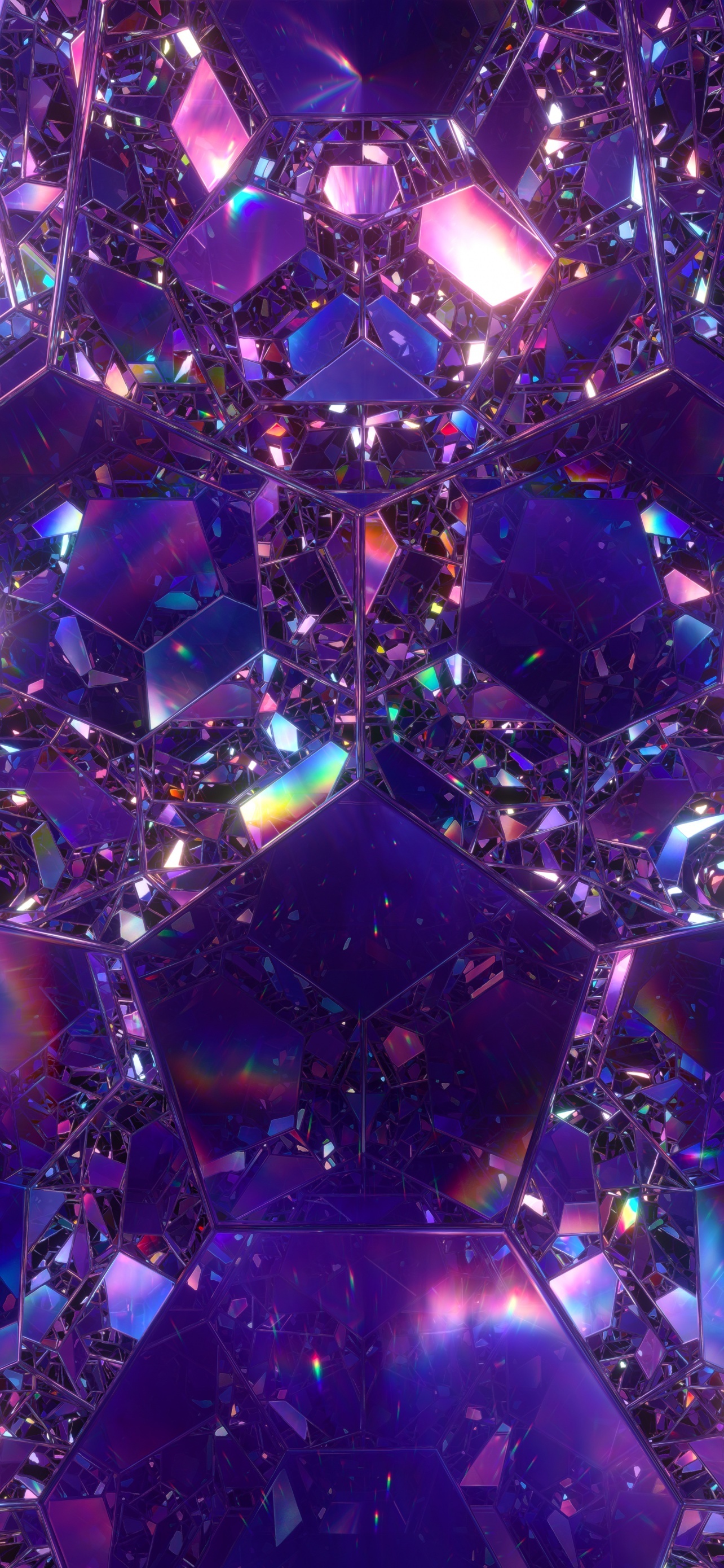 Mirror Symmetric Glossy Colorful Vivid Symmetry