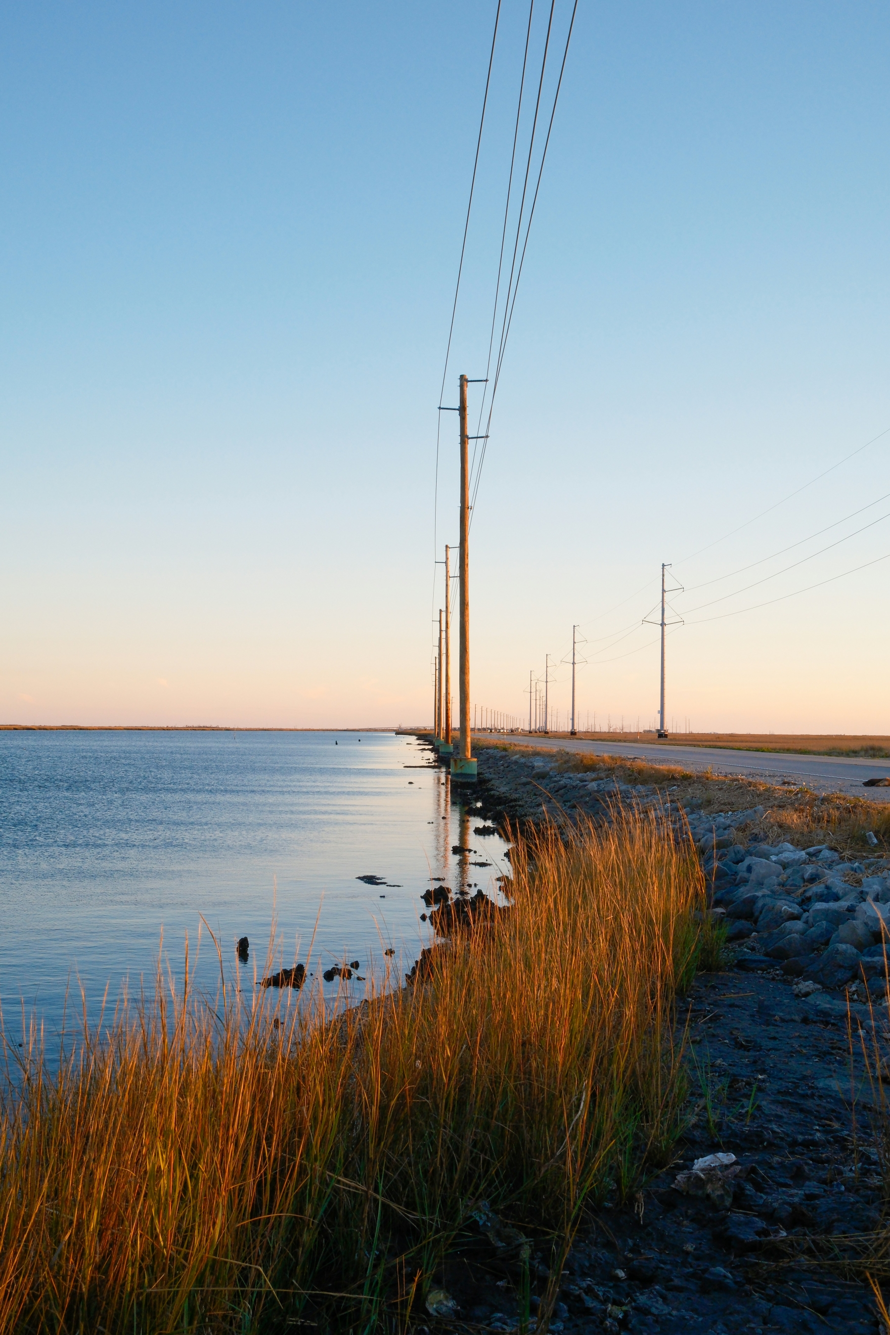 MKBHD Panels App Free Powerlines At Dusk Sunset Roadway wallpaper for Apple iPhone, Apple Watch, Mac, iPad and Apple Watch