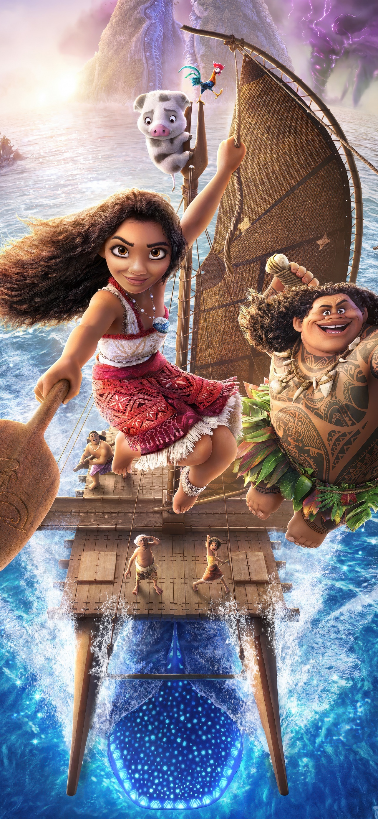 Moana 2 4dx Movie Poster Disney Movies Trending 2K 4K HD Desktop Wallpapers In 2025 For iPhone And Android Devices wallpaper for Apple iPhone, Apple Watch, Mac, iPad and Apple Watch