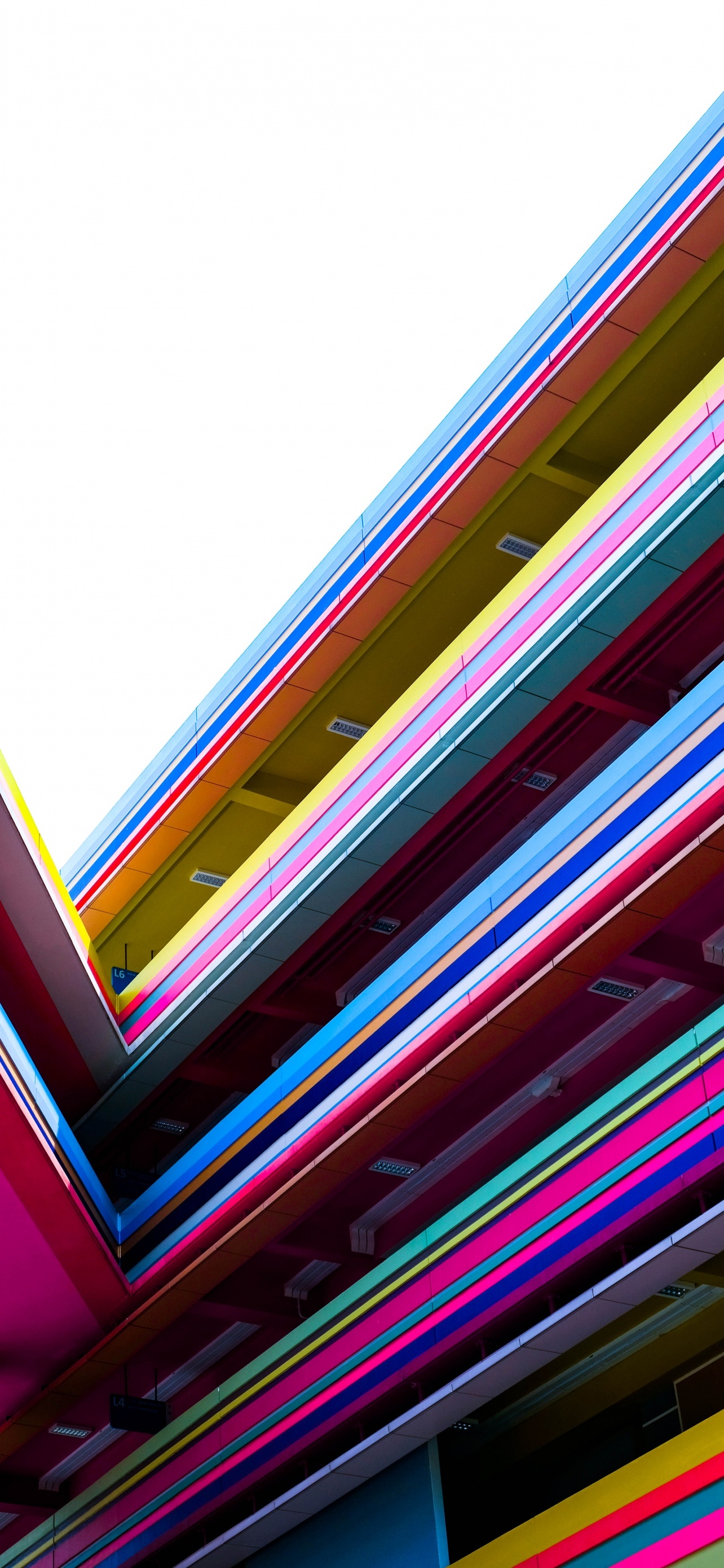 Modern Architecture School Kindergarten Building Colourful