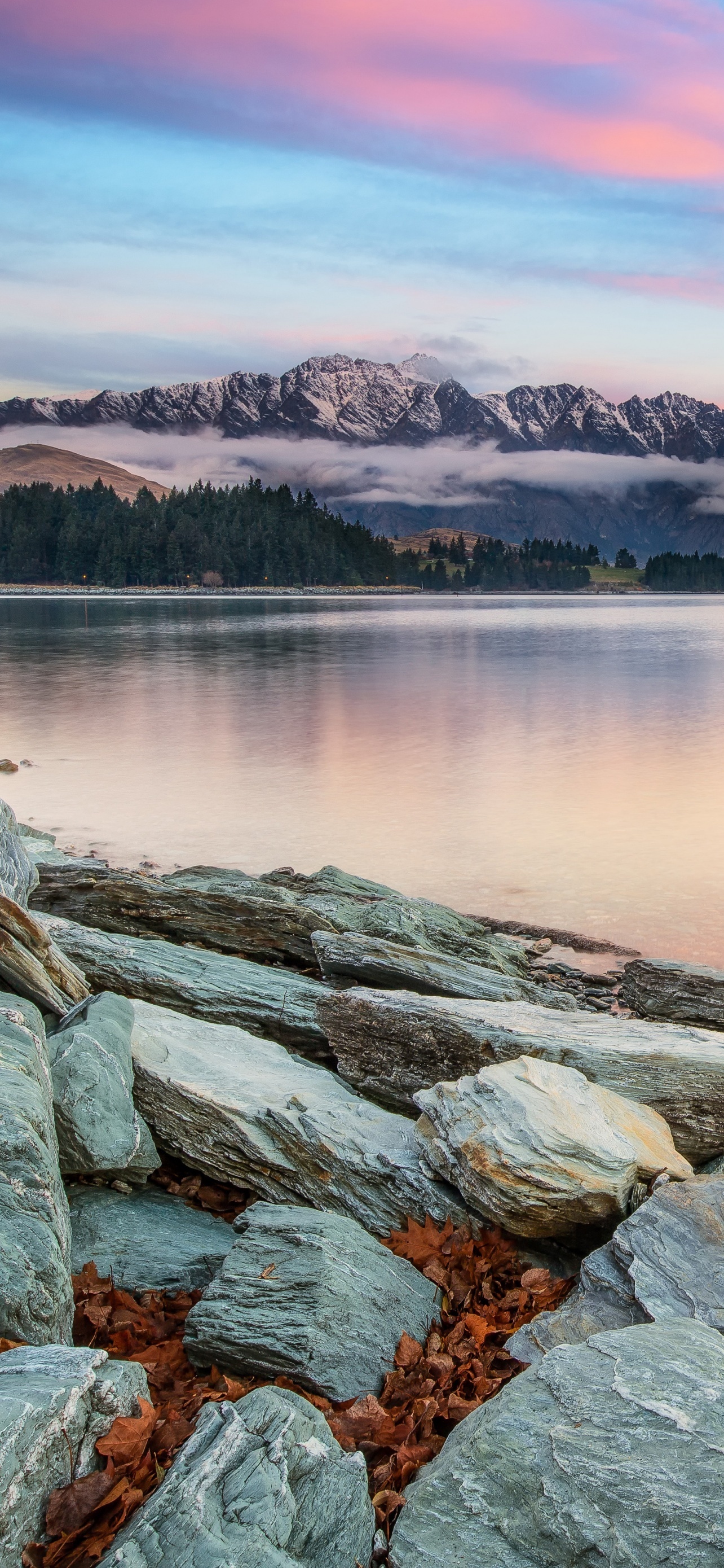 Mountains Queenstown Lake Wakatipu Landscape New Zealand 5K