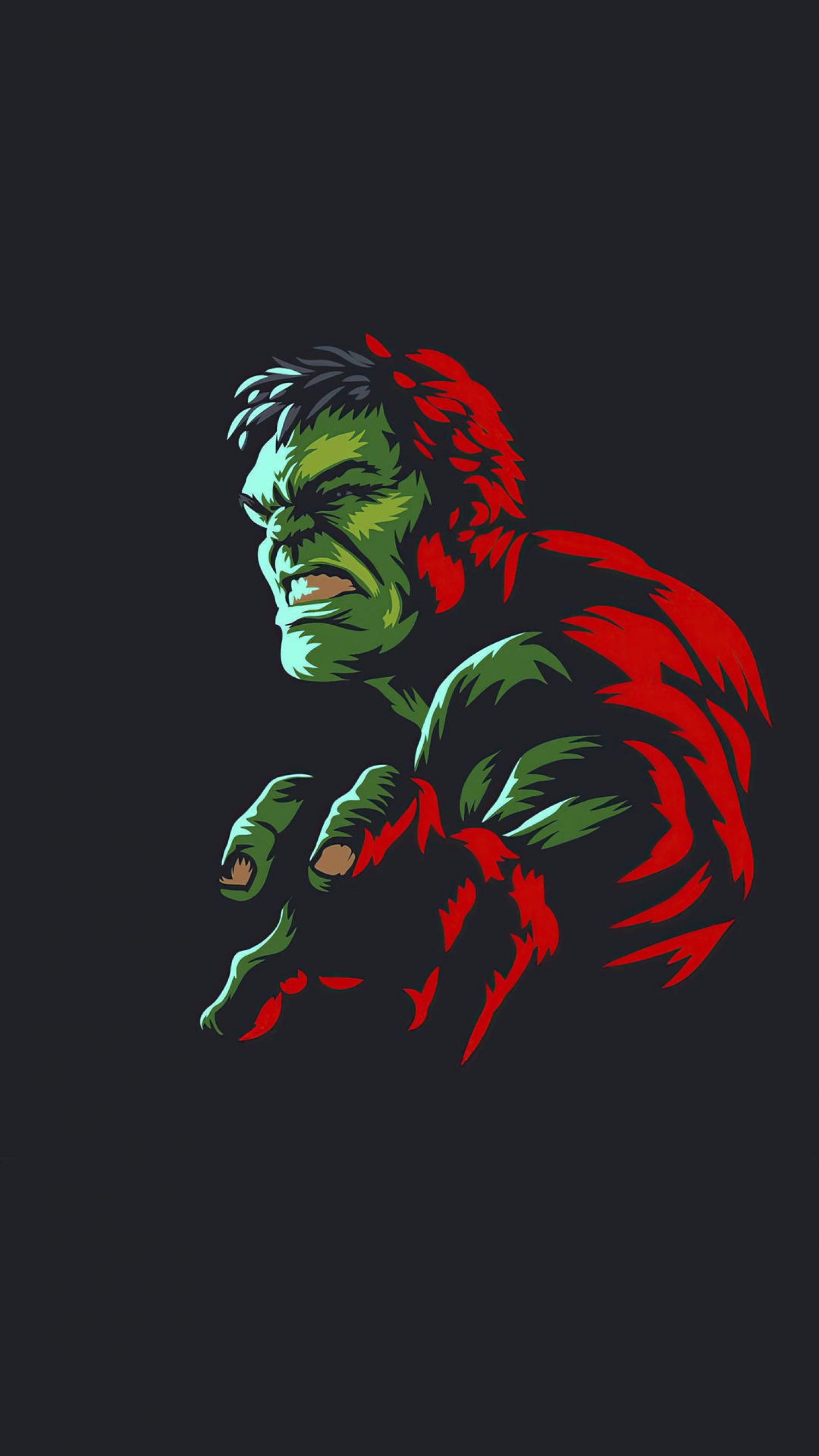 Official Mr Hulk Dark Grey wallpaper for Apple iPhone, Apple Watch, Mac, iPad and Apple Watch