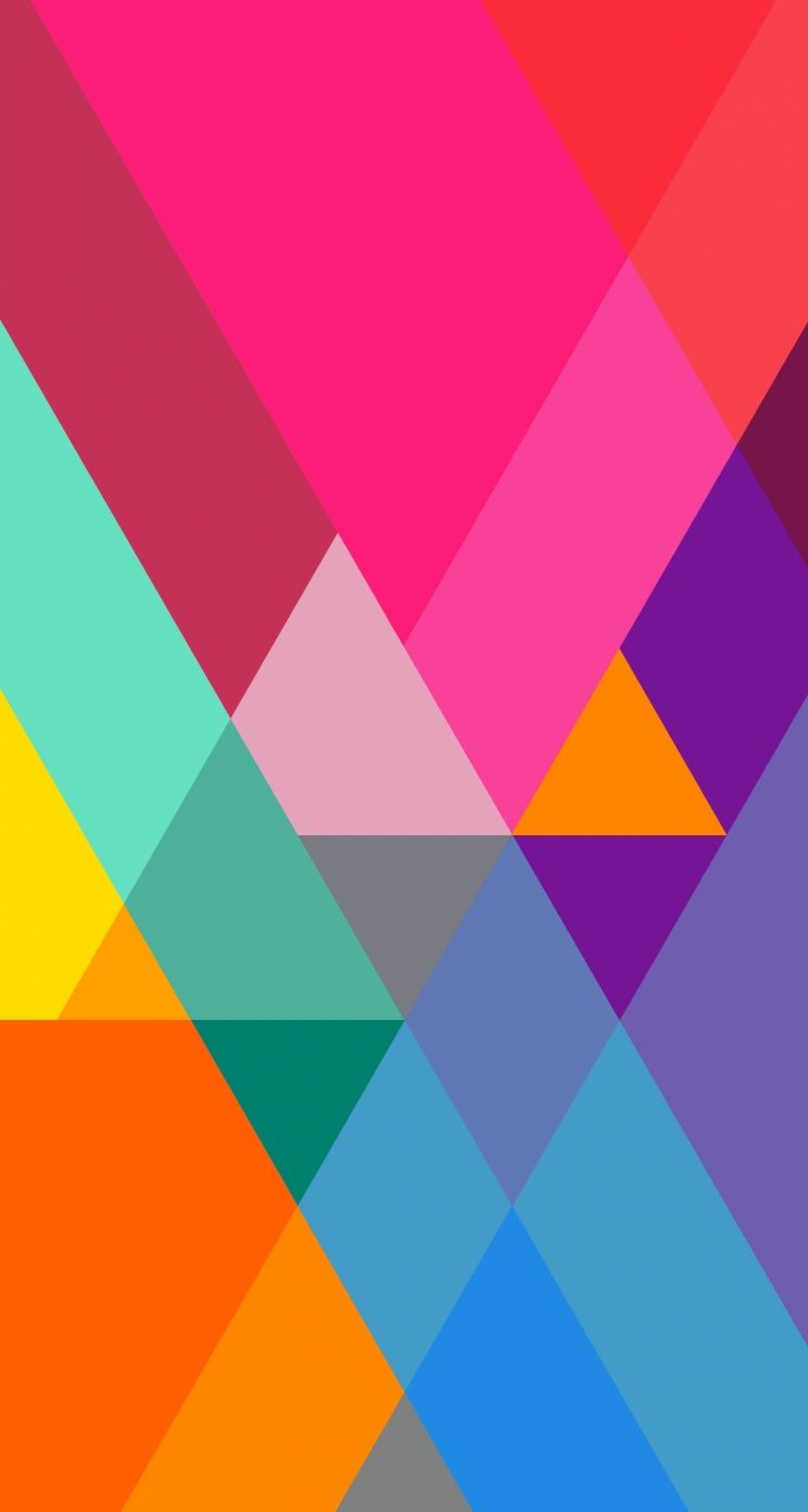 Multicolor Rainbow Pattern iOS 7 Default Stock