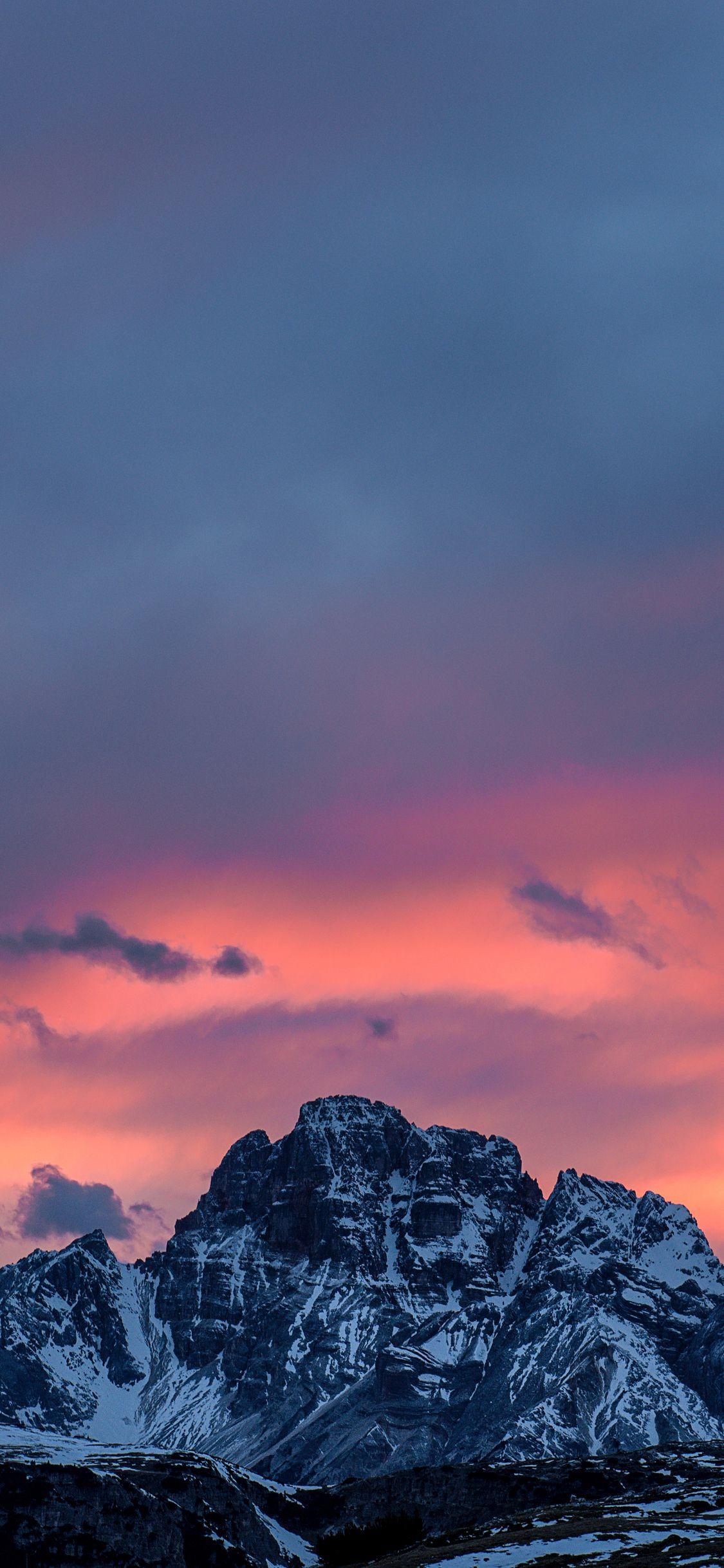 Nature 8K Mountains Sunset