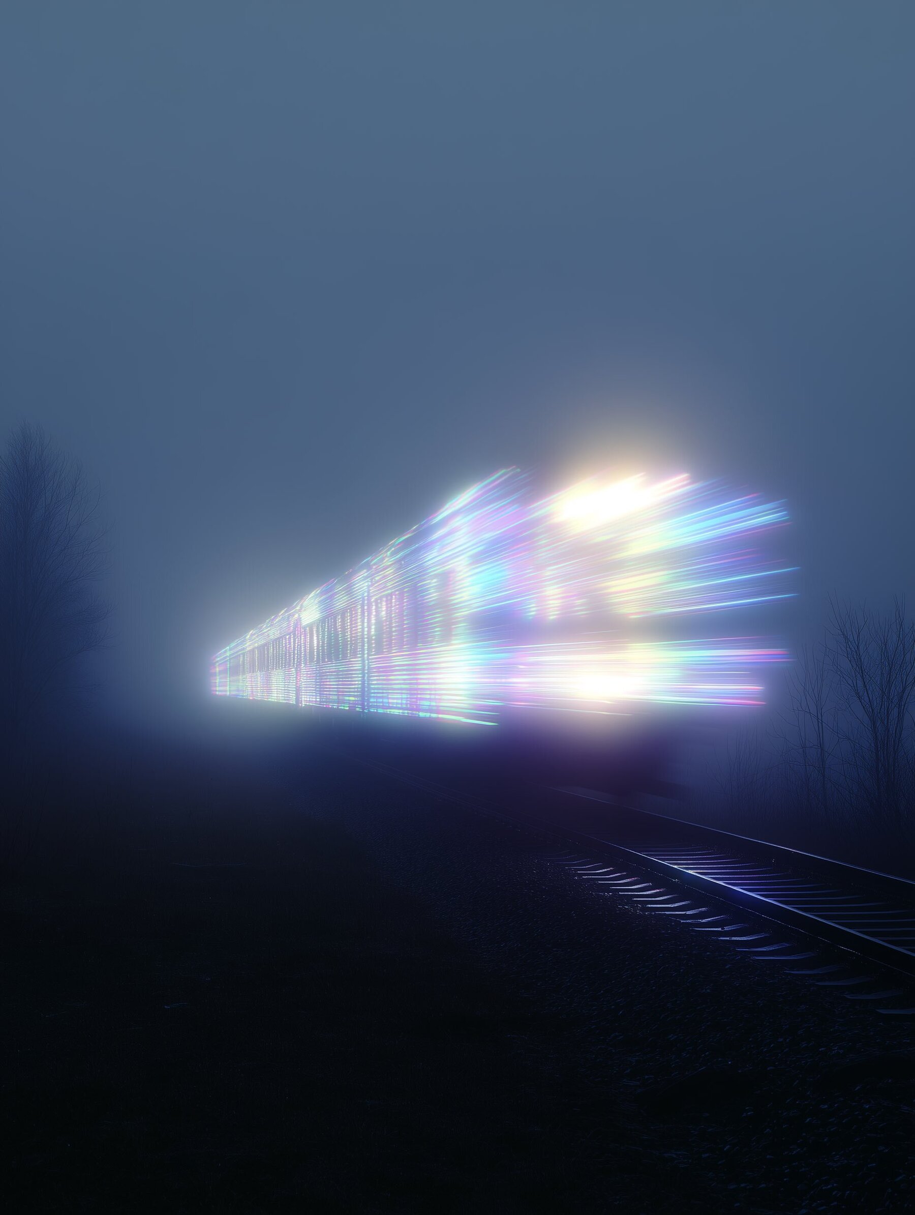 Neon Train In Fog Best Unique Creative Free 4K Wallpapers Of 2025 And ...