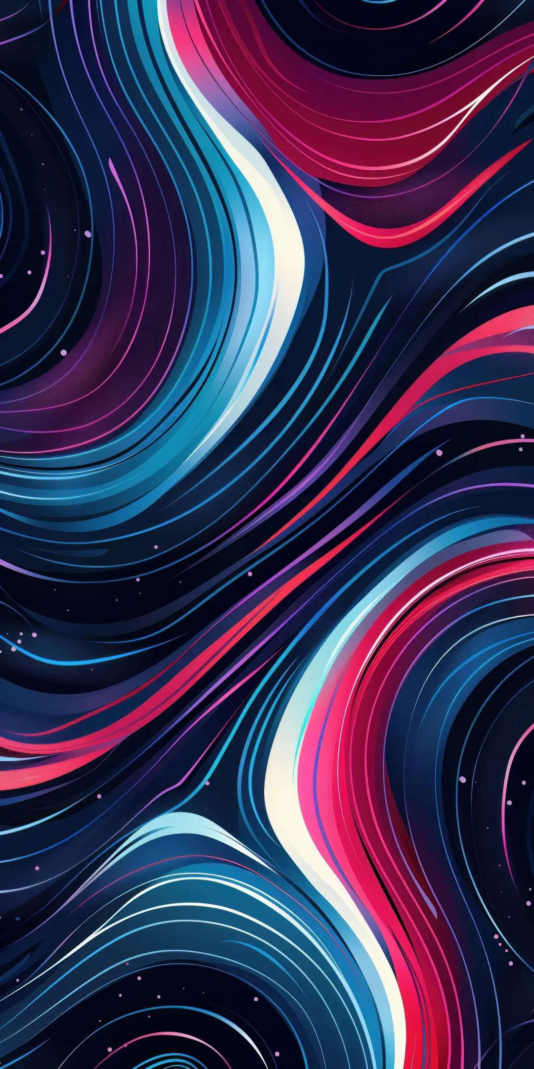 New Wallpapers Abstract Circles Of Lines Multicolor