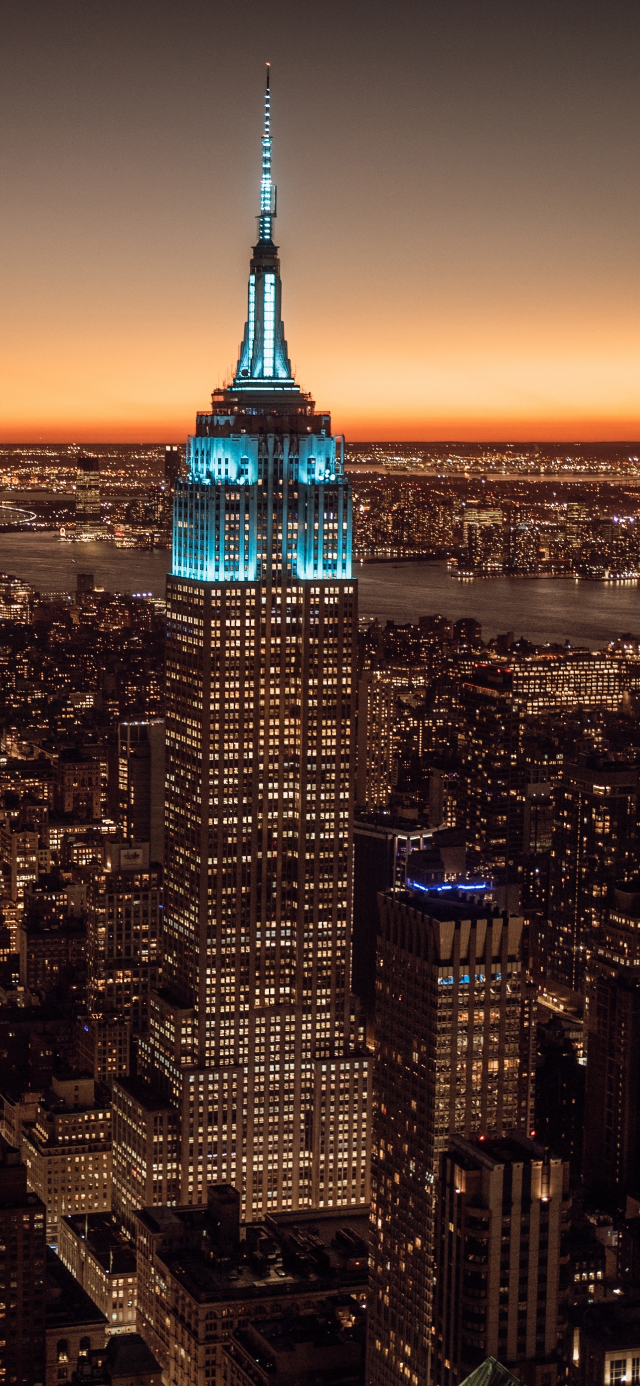 New York City City Lights At Night Top Best Trending Desktop Wallpapers Backgrounds And Screensavers For Apple iPhone And Google Android 4K 5K 6K HDR High Resolution High Definition