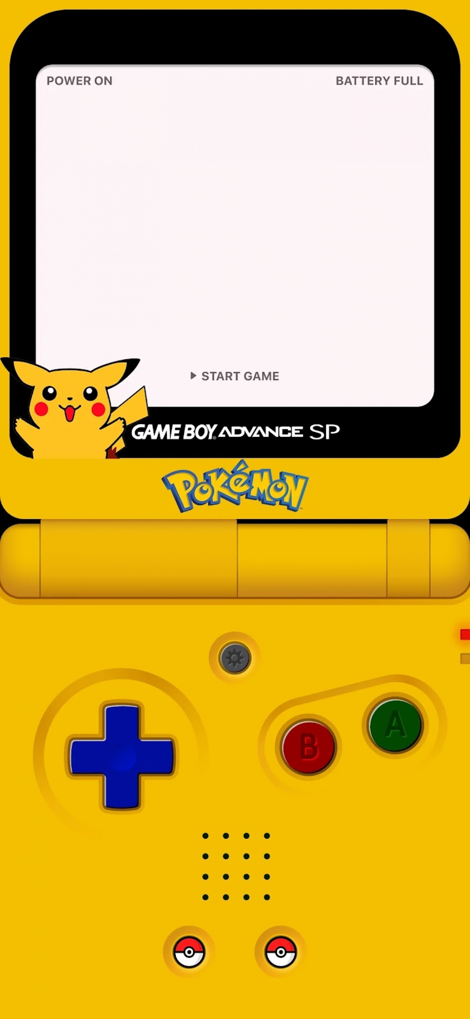 Nintendo Gameboy Advance SP Pokemon Yellow