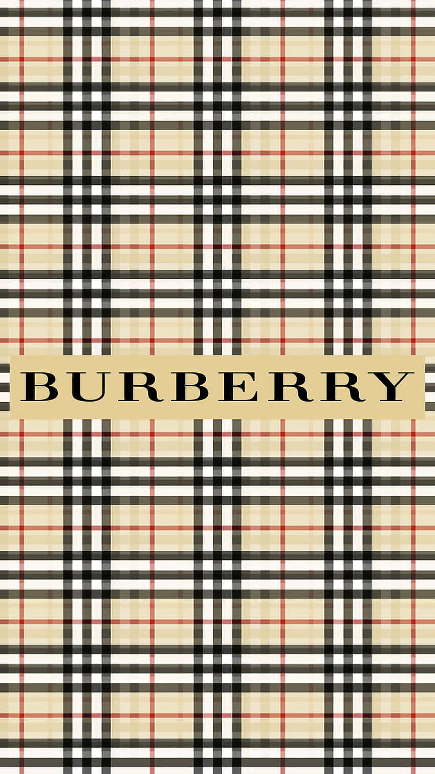 Official Burberry Logo Pattern Cream wallpaper for Apple iPhone, Apple Watch, Mac, iPad and Apple Watch