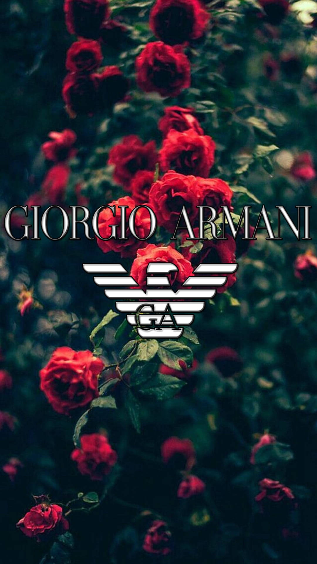 Official Luxury Brand Giorgio Armani Red Roses