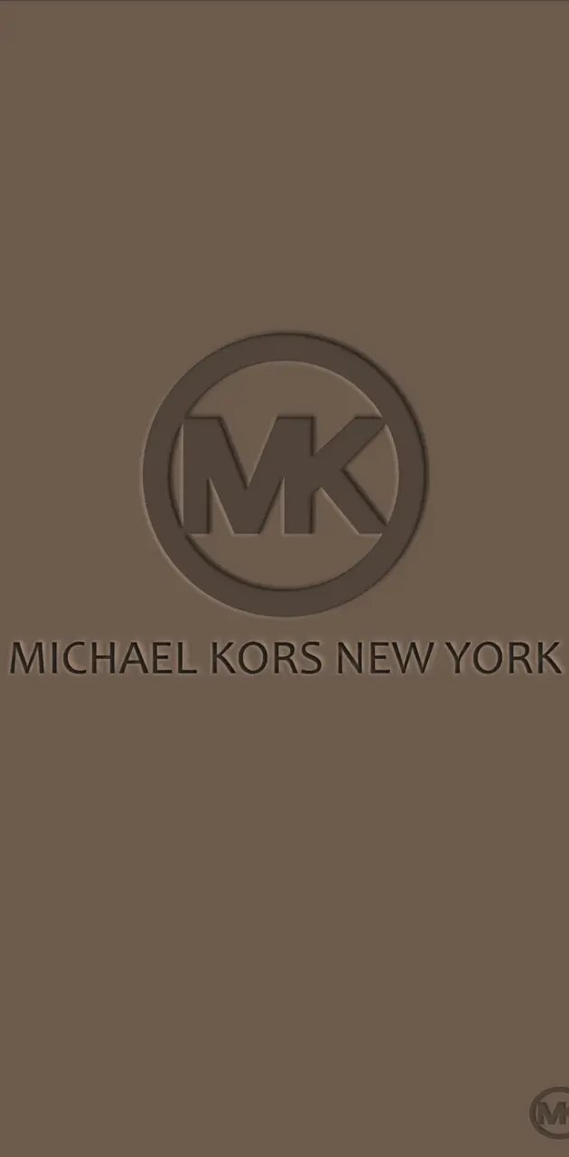 Official Michael Kors Logo Brown