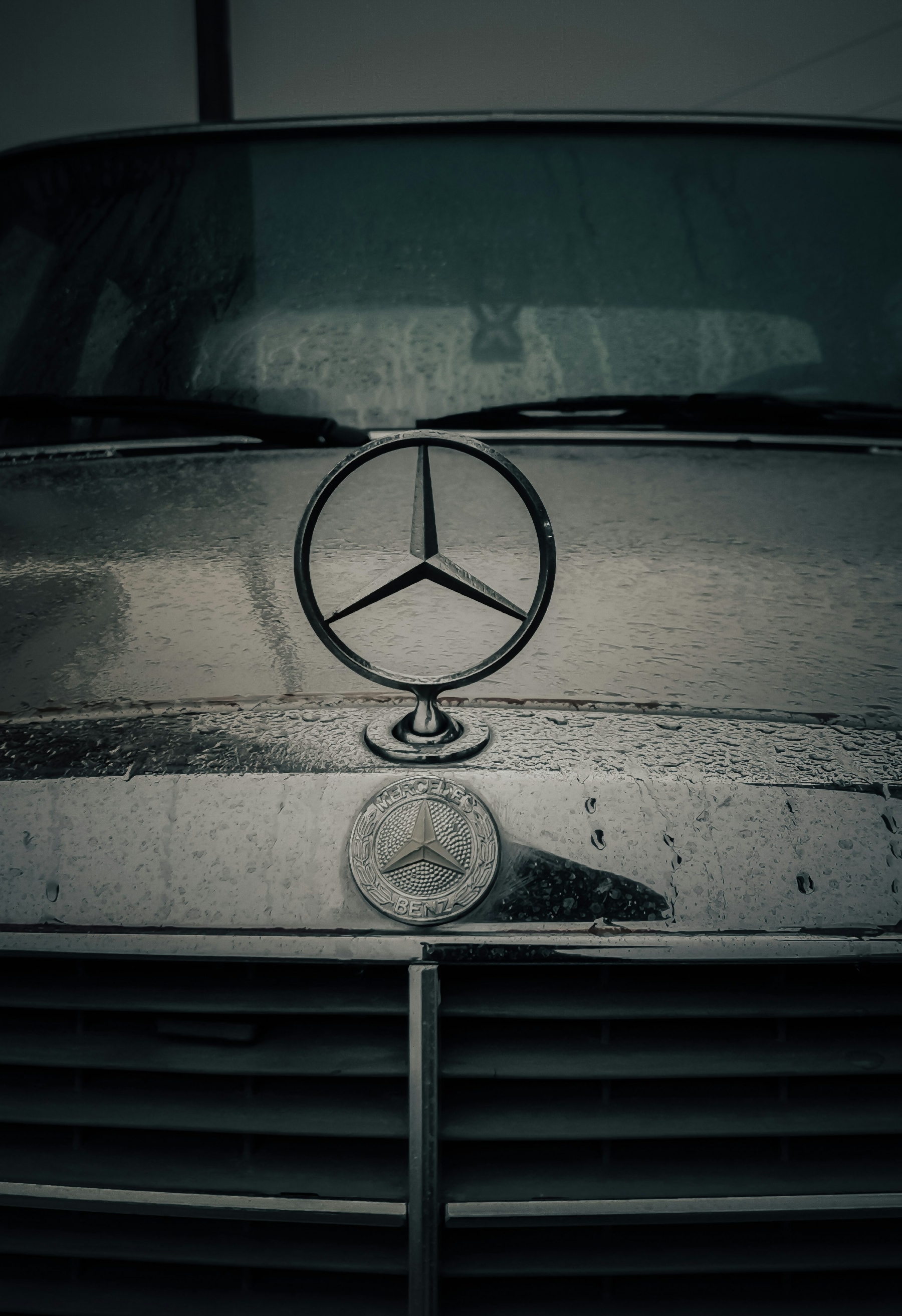 Old Mercedes Benz Decal Logo