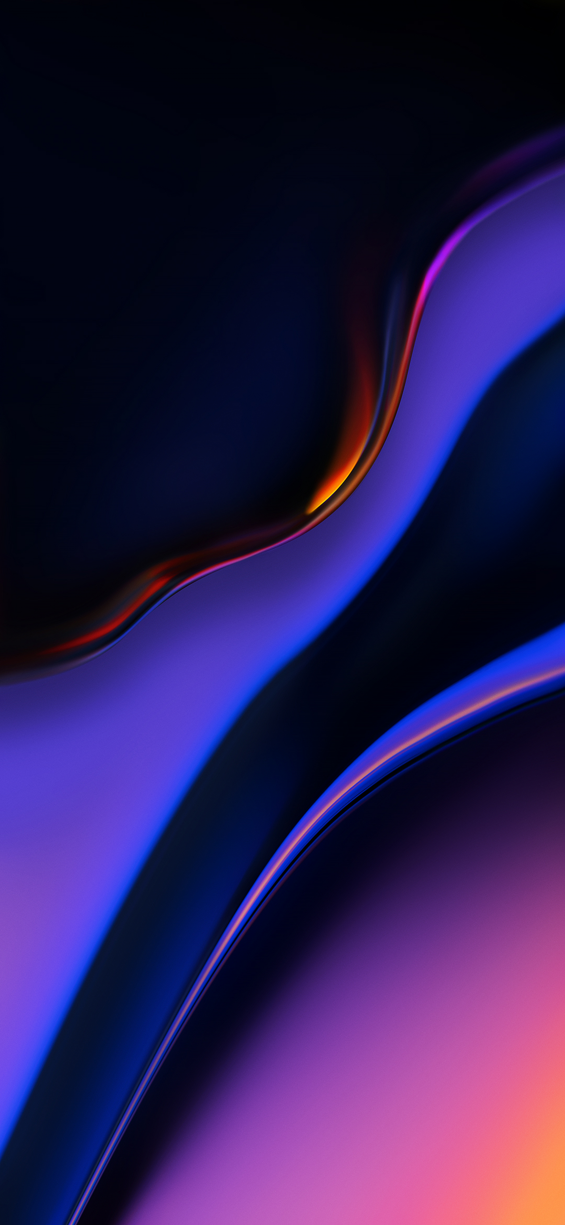 OnePlus 6T Default Stock 4K Liquid Abstract 3D