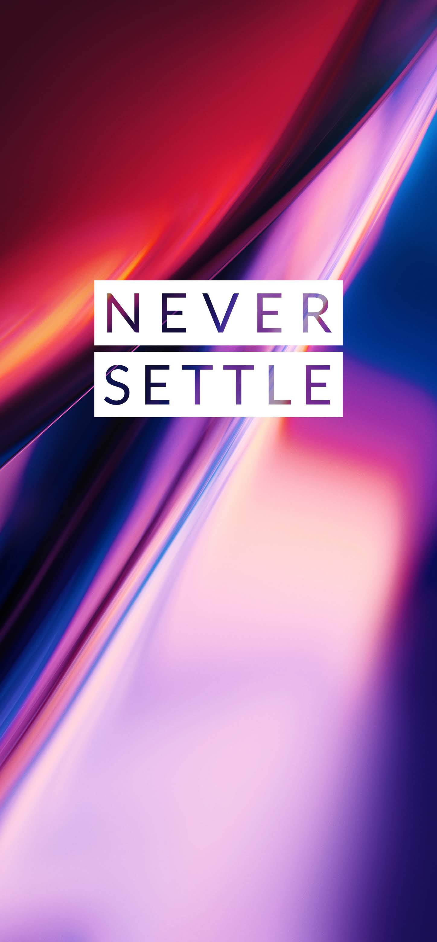 OnePlus 7 Never Settle Stock Default Purple