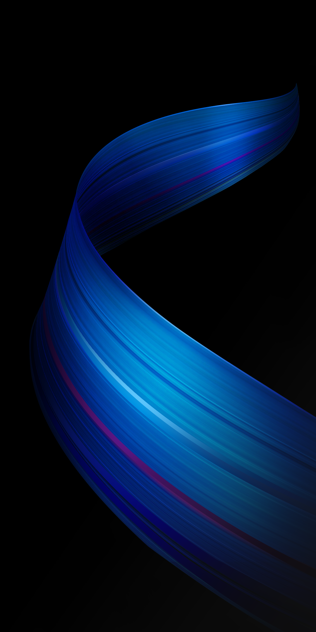 OPPO A83 Stock Blue Abstract Swirl