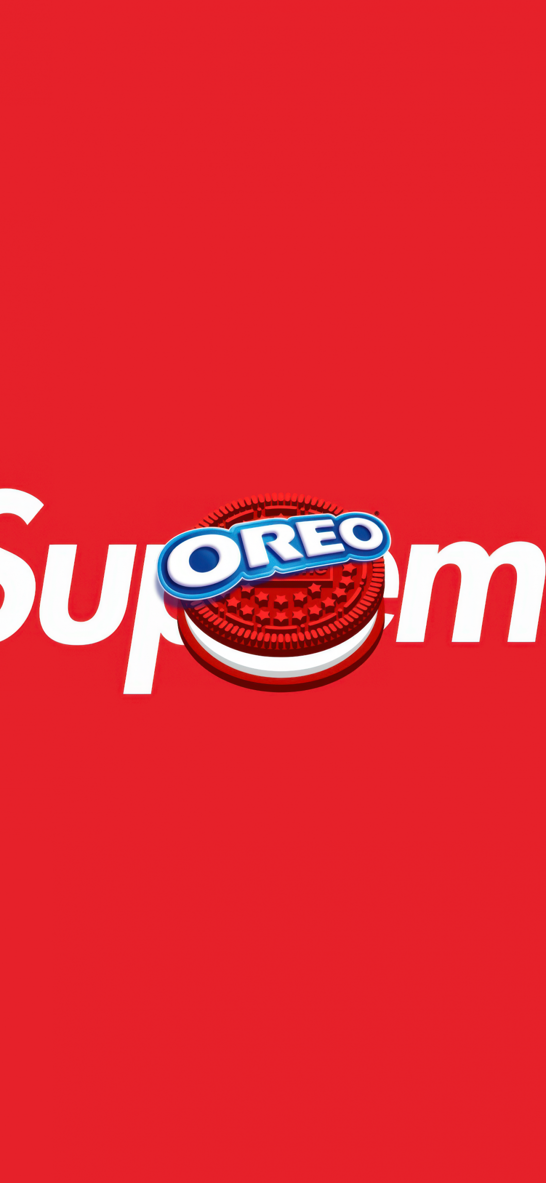 Oreo Supreme Logo Best High Resolution iPhone 16 Pro Max Wallpaper Wallpapers 4K HD 16pro 13 mini 17 Air wallpaper for Apple iPhone, Apple Watch, Mac, iPad and Apple Watch