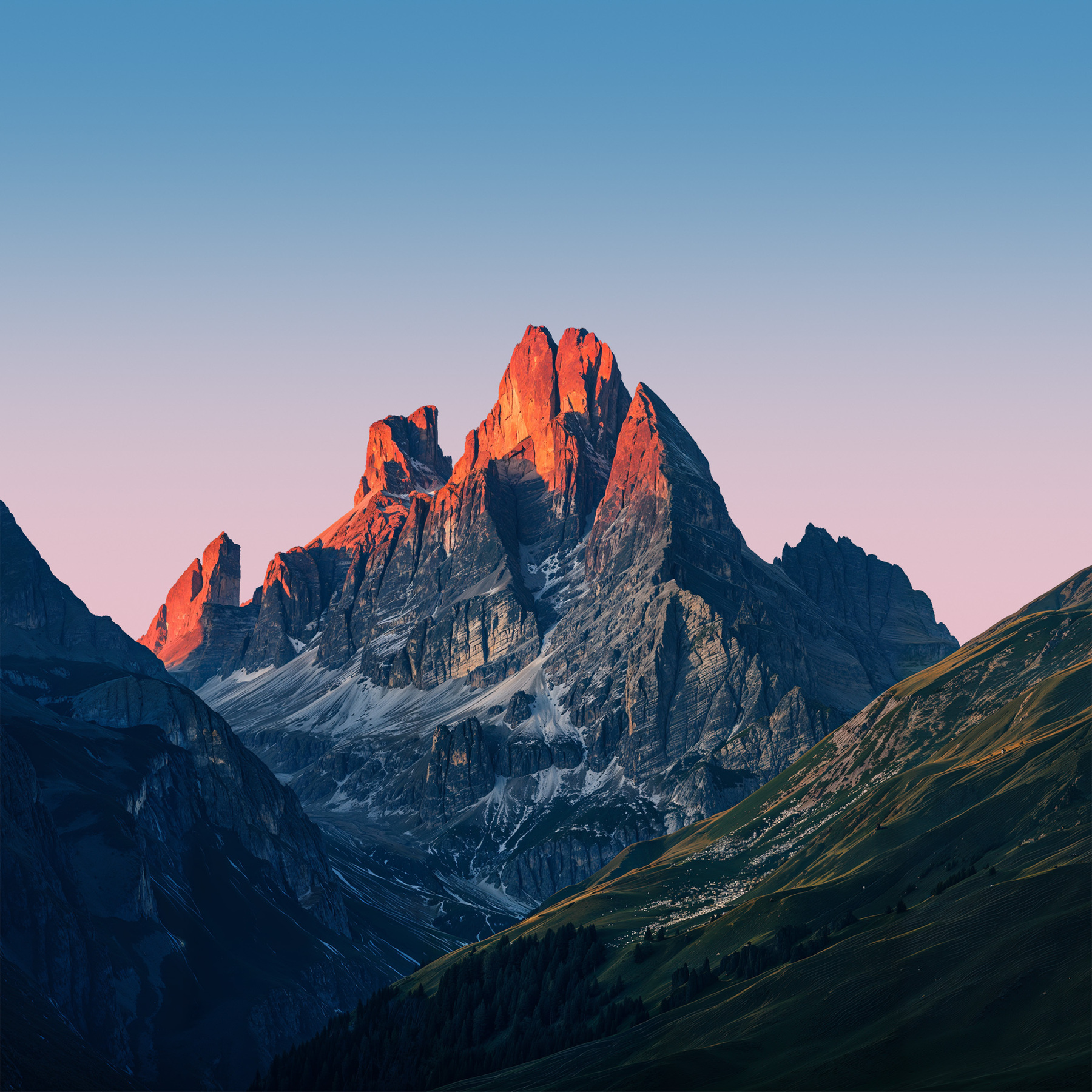 OxygenOS 15 Stock Default Official Mountain Landscape