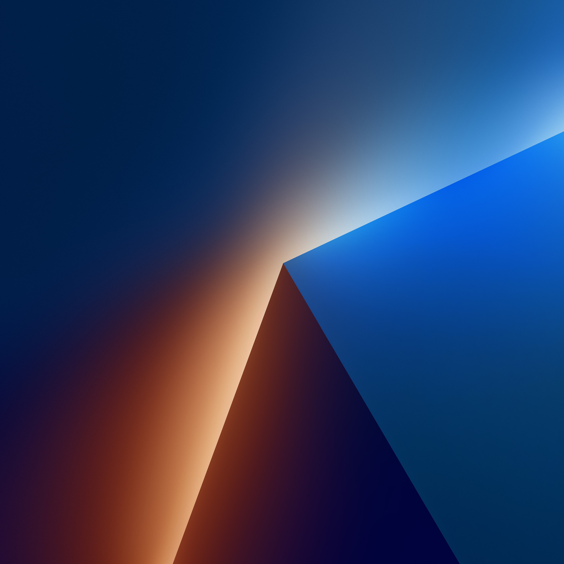 OxygenOS 15 Stock Default Official Orange Glow Blue