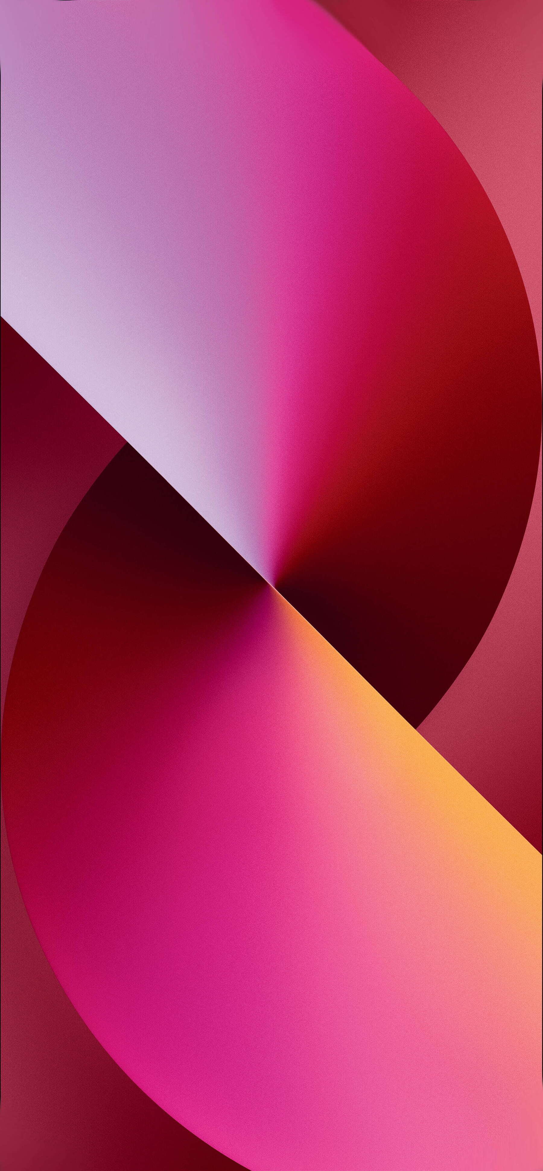 Pink And Yellow iPhone 13 Wallpaper Default Stock