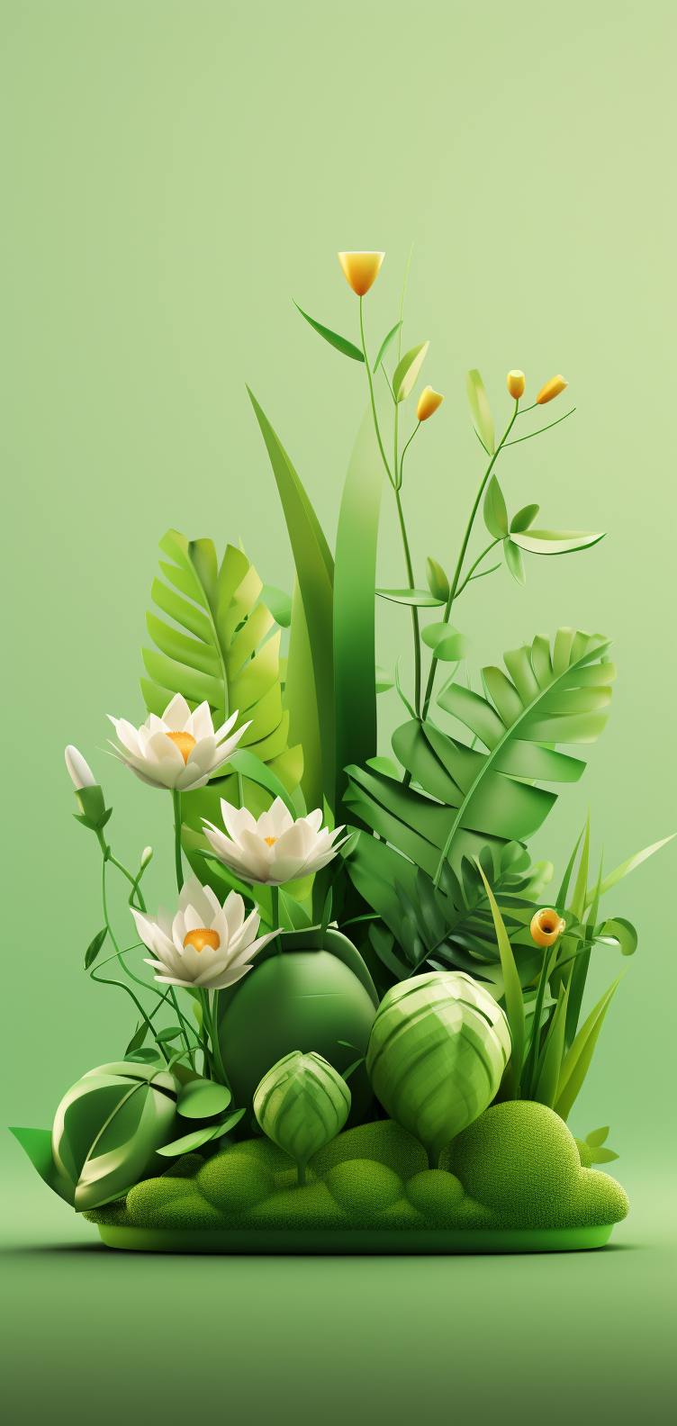 Plants Green Apple HomeKit Default wallpaper for Apple iPhone, Apple Watch, Mac, iPad and Apple Watch