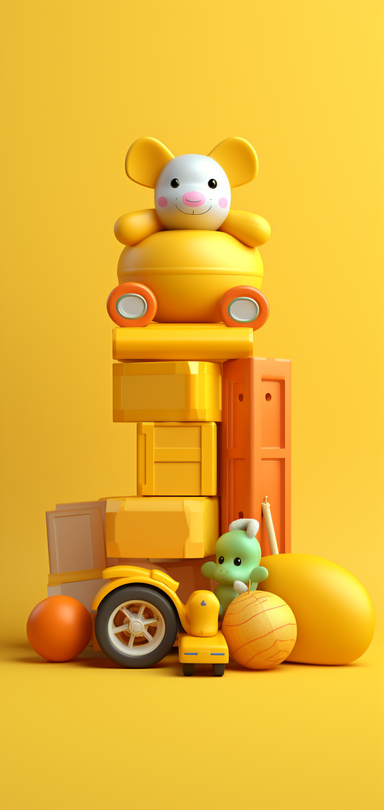 Playroom Toys Yellow Apple HomeKit Default wallpaper for Apple iPhone, Apple Watch, Mac, iPad and Apple Watch