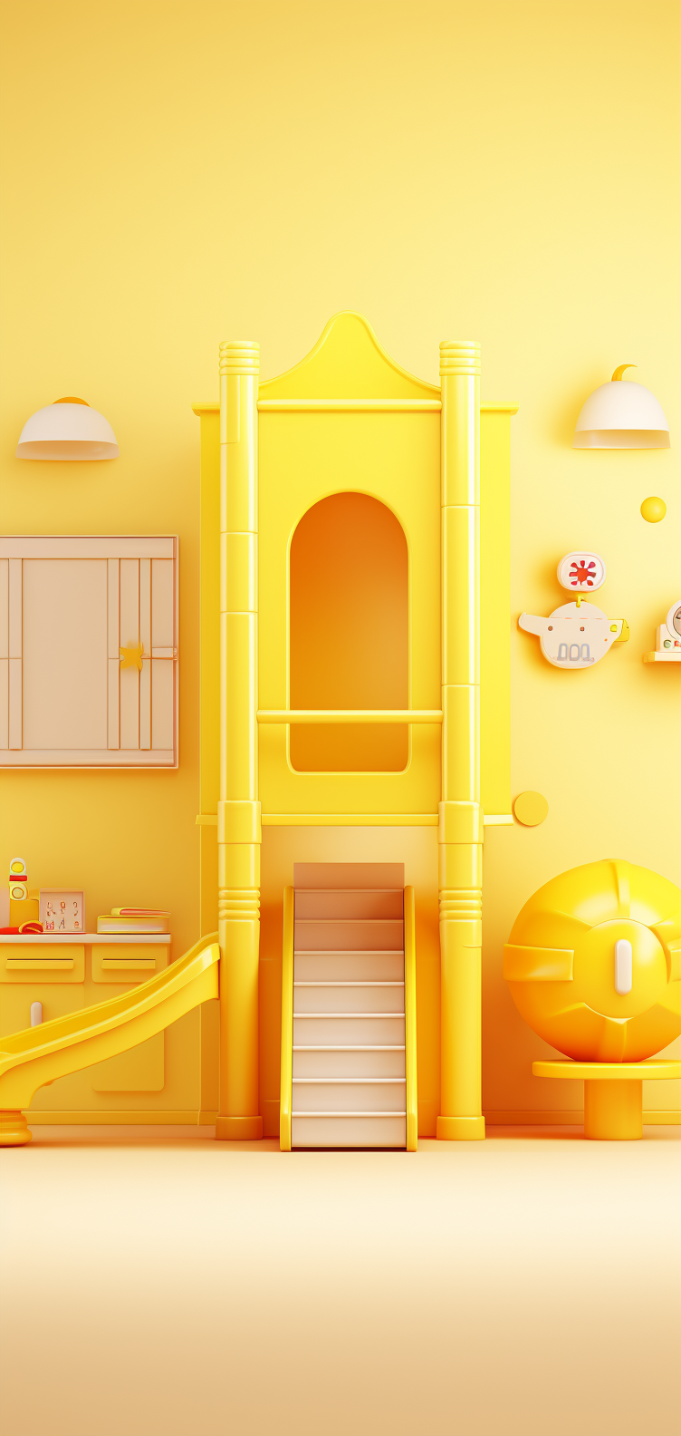 Playroom Yellow Apple HomeKit Default wallpaper for Apple iPhone, Apple Watch, Mac, iPad and Apple Watch