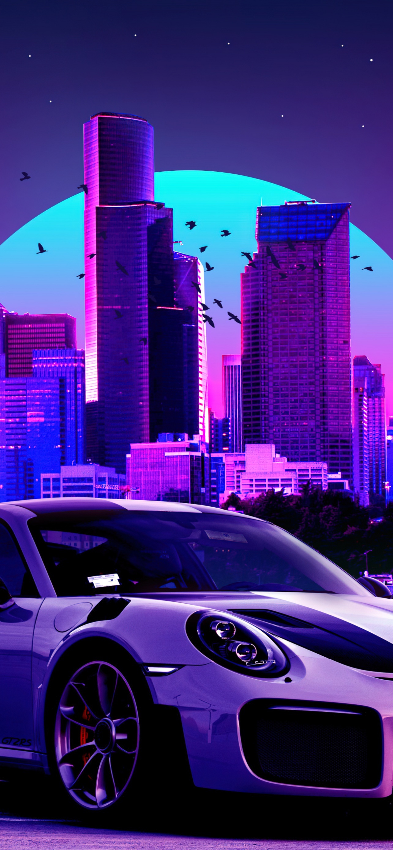 Porsche 911 Gt2 Purple Top Best Trending Desktop Wallpapers Backgrounds And Screensavers For Apple iPhone And Google Android 4K 5K 6K HDR High Resolution High Definition