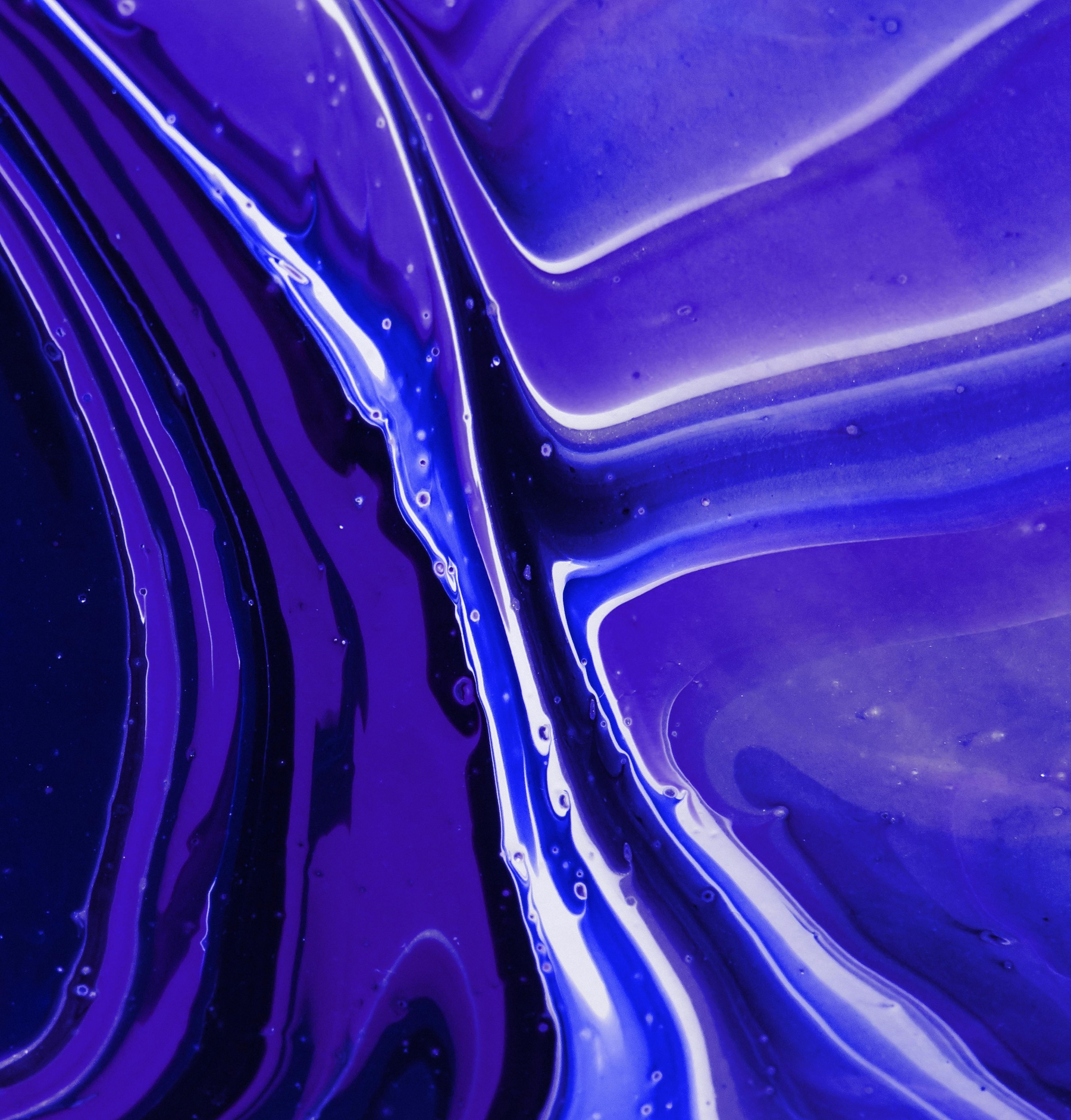 Purple Liquid Oil Art