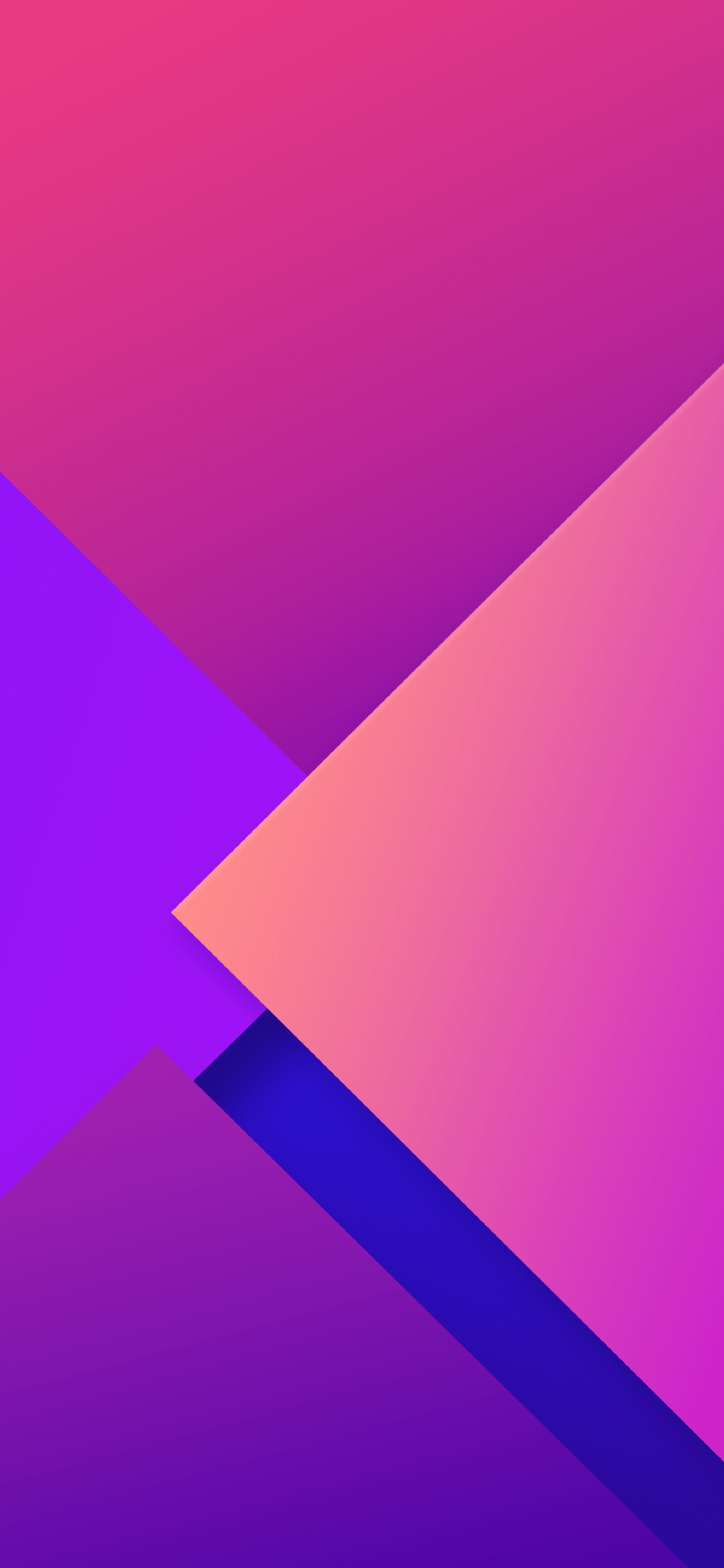 Purple Panels Of Paper Sheets Shapes Squares Hard Edge Vivo Stock Default Origin OS Funtouch OS Google Android