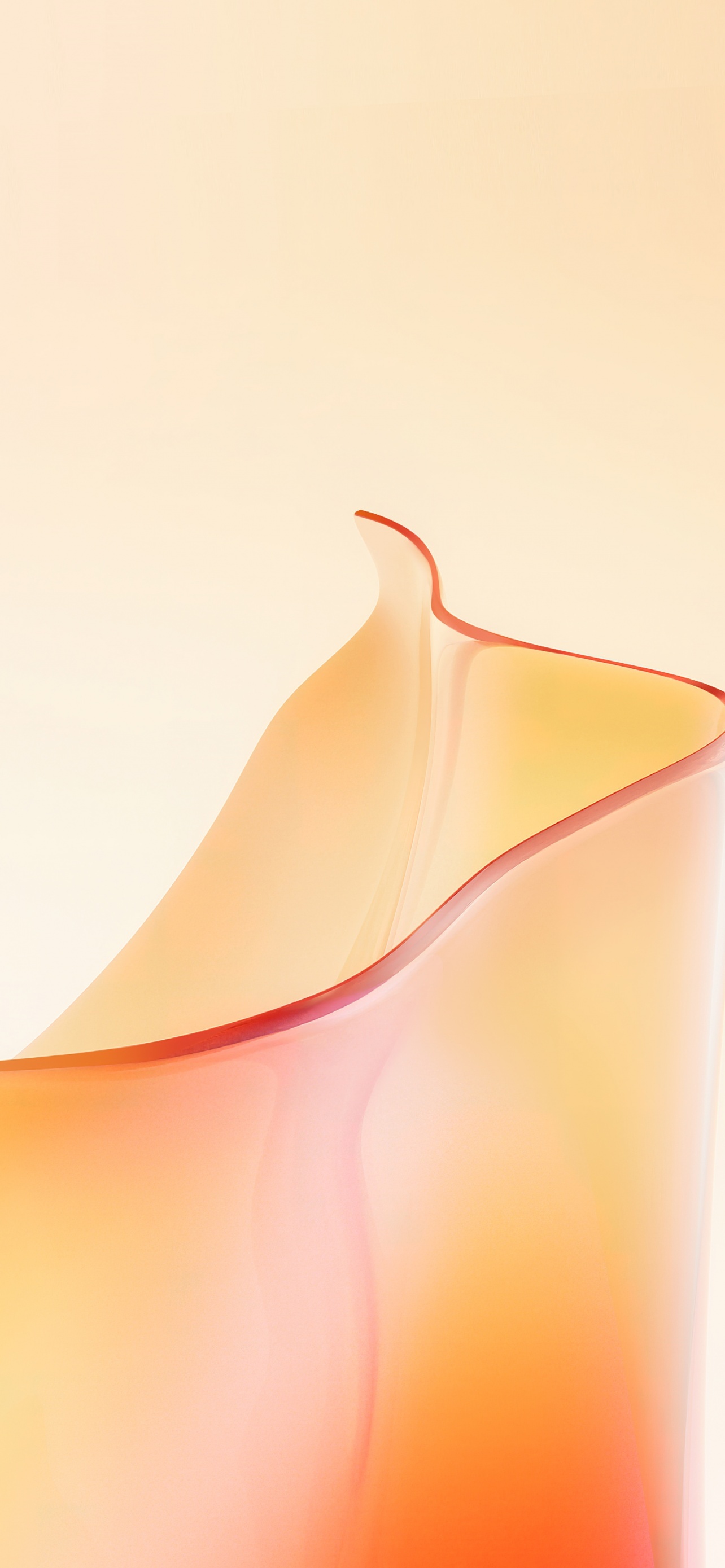 Realme Pad 2 Pastel 3D Orange Glass Best iPhone And Android Desktop Lock Screen Home Screen Wallpapers Backgrounds And Screensavers 2025