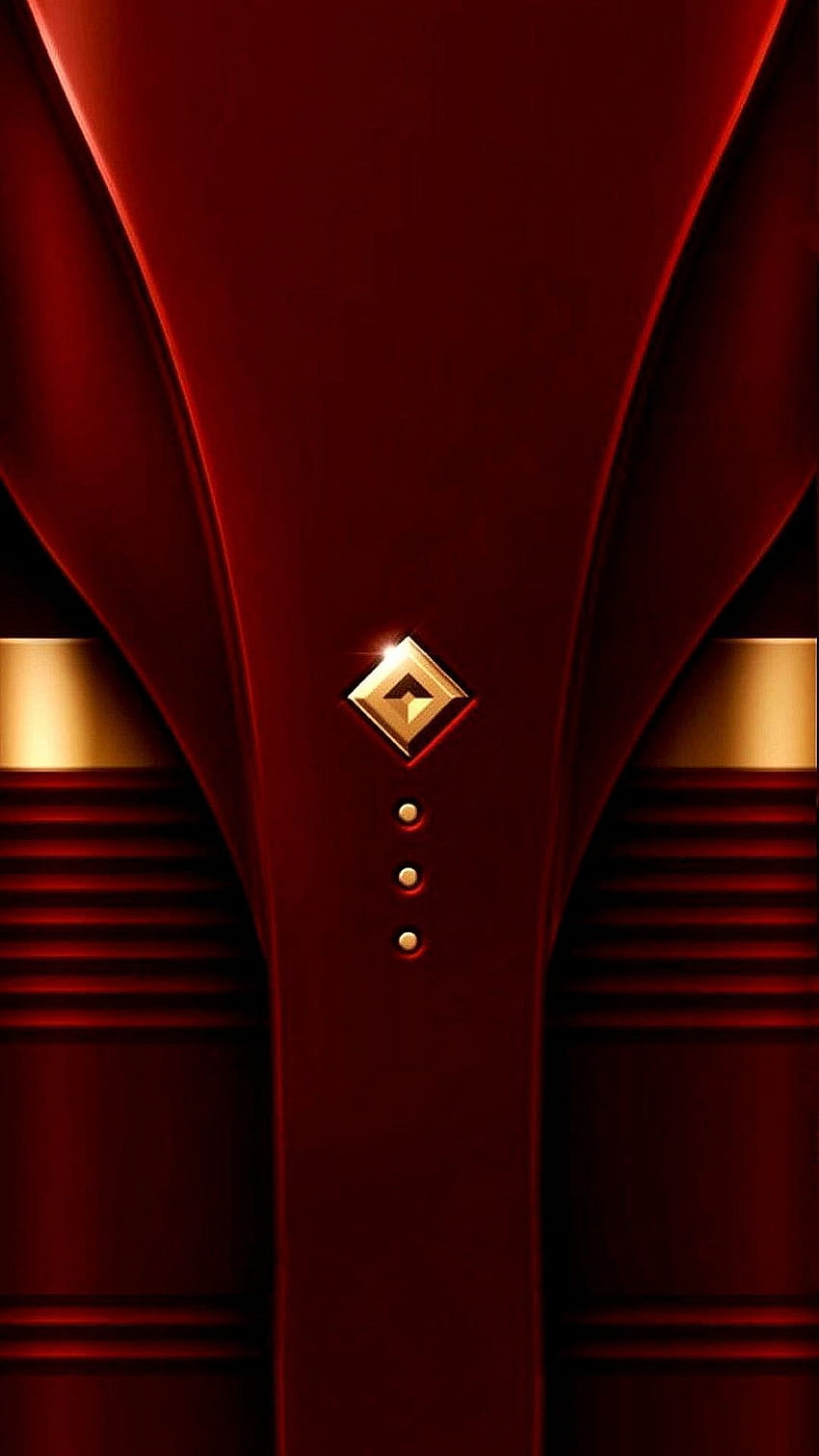 Red And Gold Luxuriois Leather Material