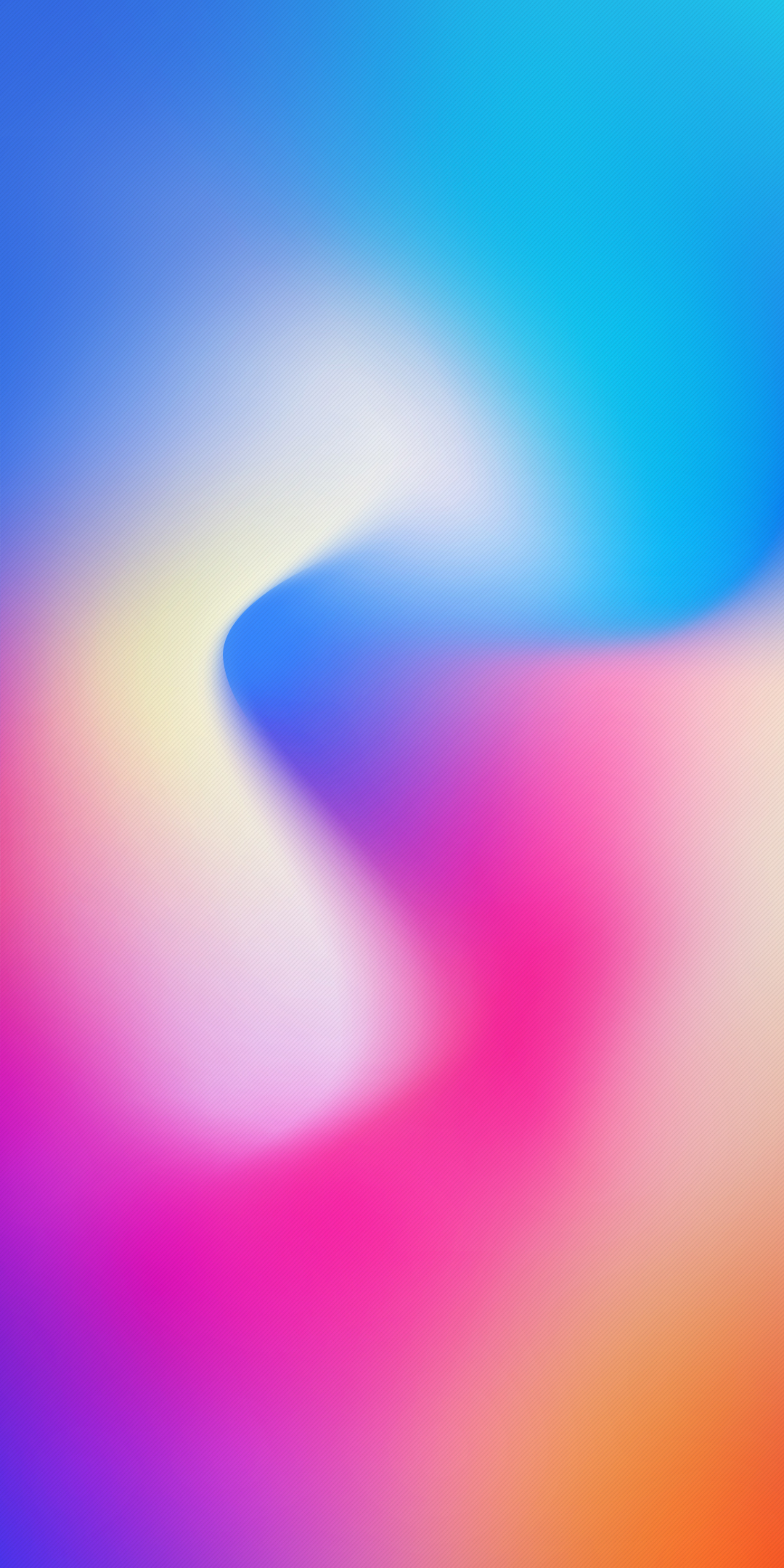 Redmi 6 Pro Stock Rainbow Multicolor Gradient Swirl