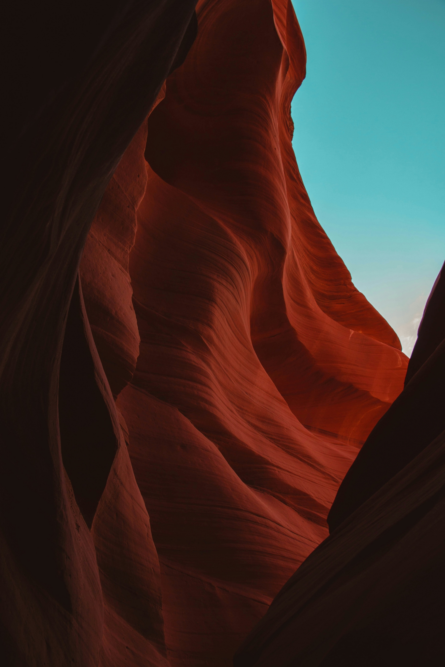 Sahara Desert Rock Structure At Dusk