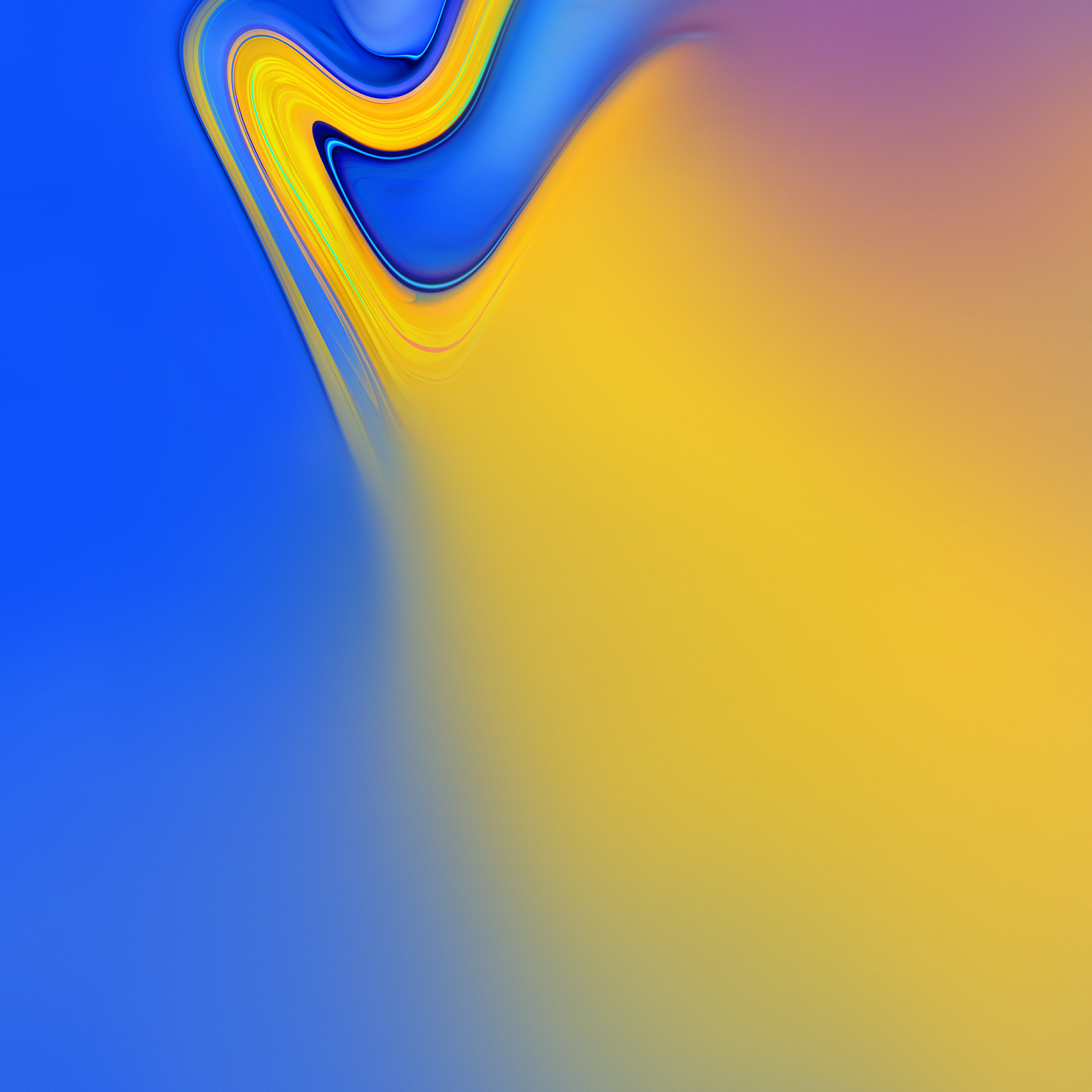 Samsung Galaxy A9 2018 Blue Yellow Default wallpaper for Apple iPhone, Apple Watch, Mac, iPad and Apple Watch