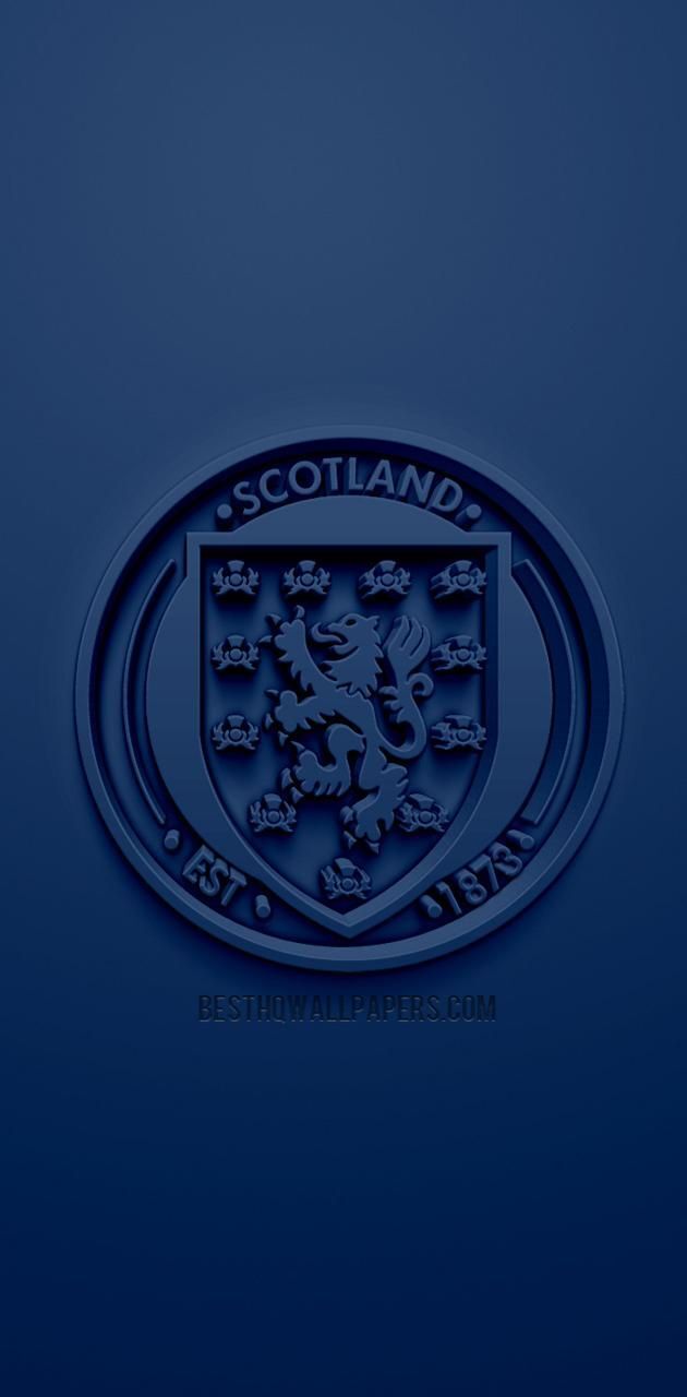 Scotland Football Est 1873 Dark Blue Navy Blue Logo