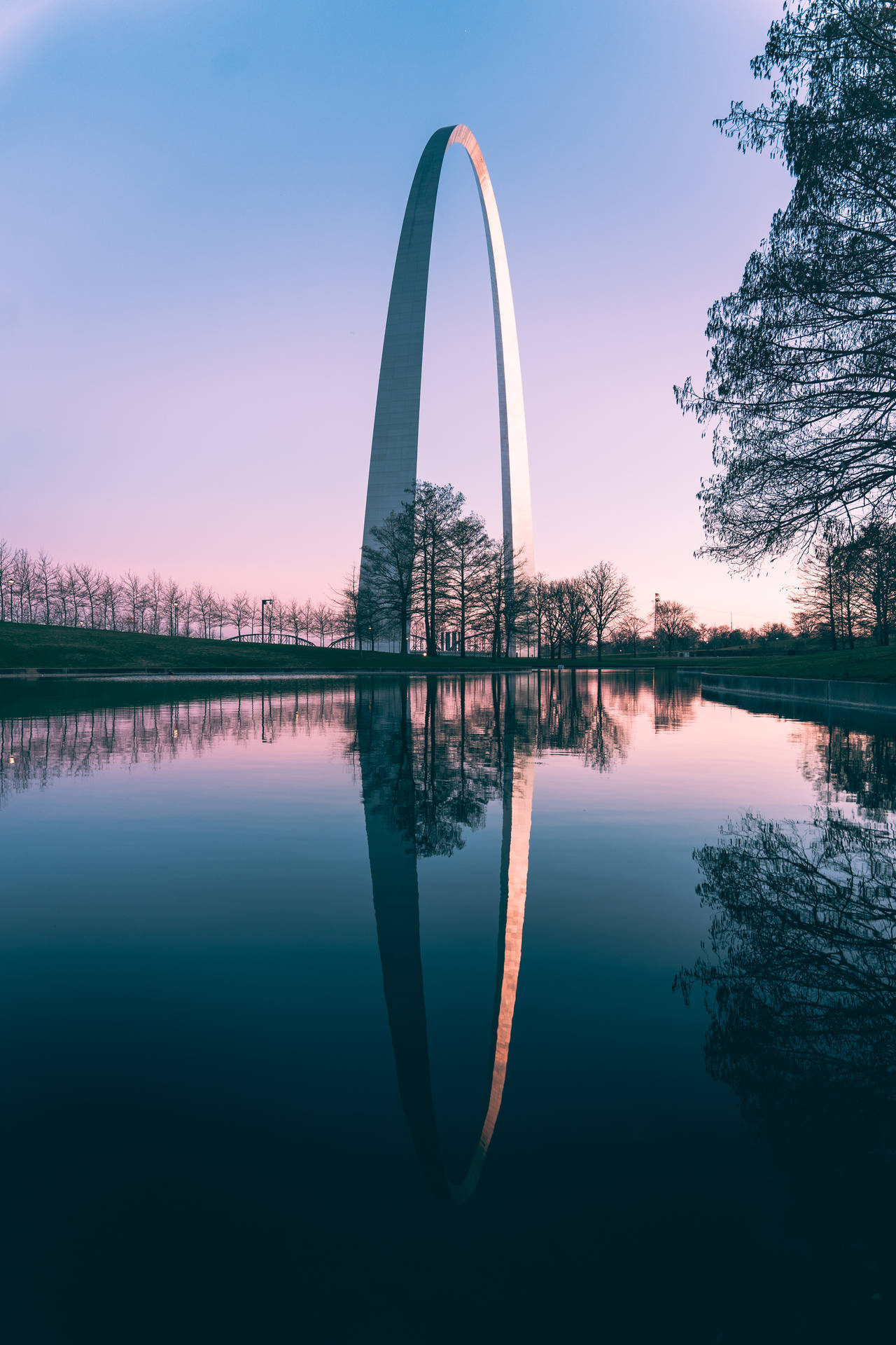 Serene Edited St Louis Arch St. Louis City Saint Louis Missouri State USA United States wallpaper for Apple iPhone, Apple Watch, Mac, iPad and Apple Watch