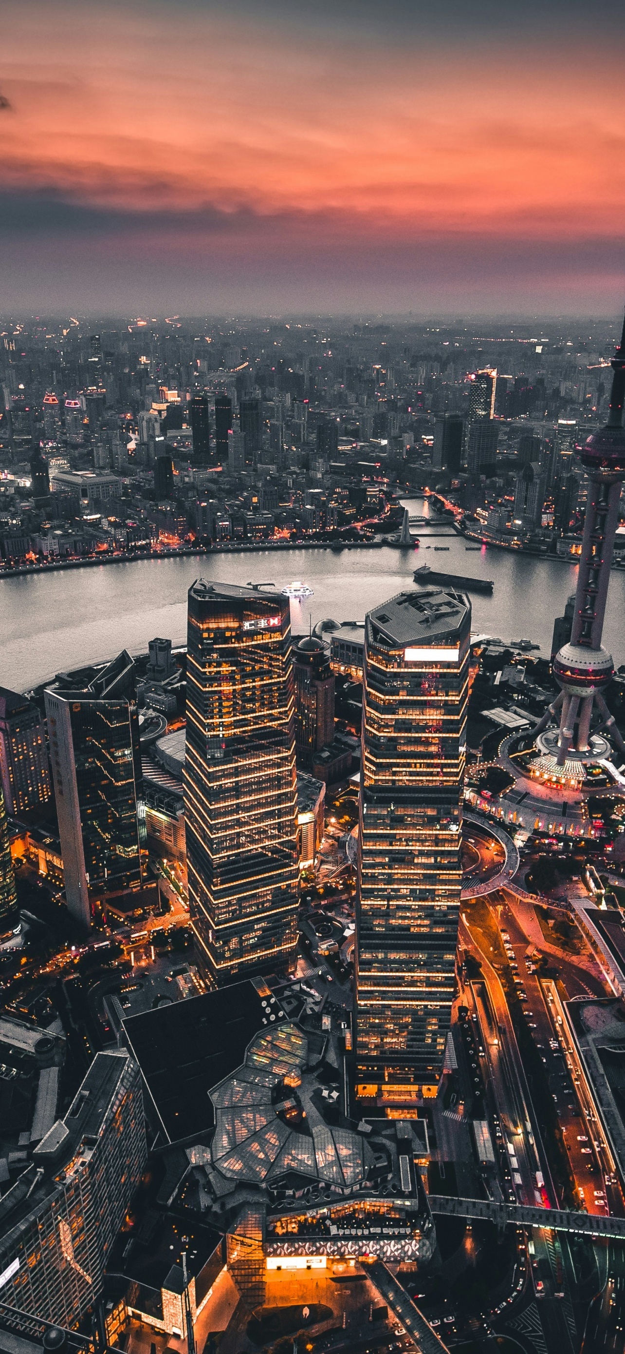 Shanghai City China Cityscape Best Apple iOS Home Screen And Lock Screen Wallpapers And Screensavers Of 2025