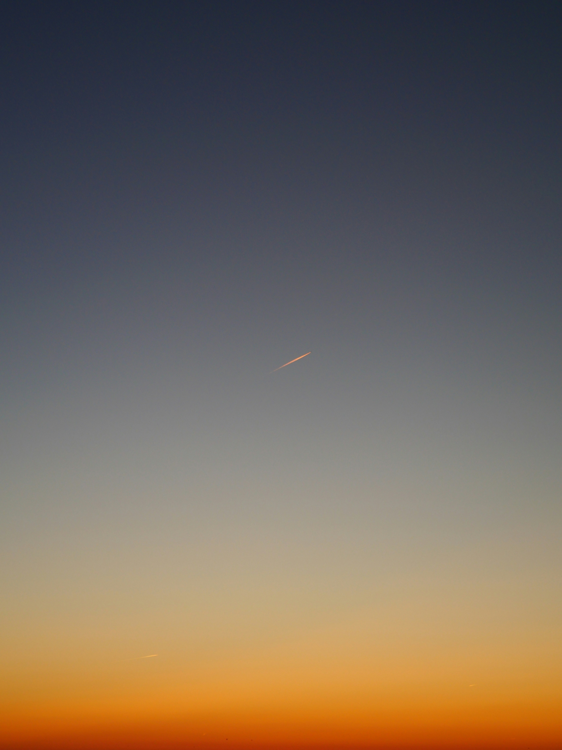 Spaceship Launching In The Night Sky Sunset