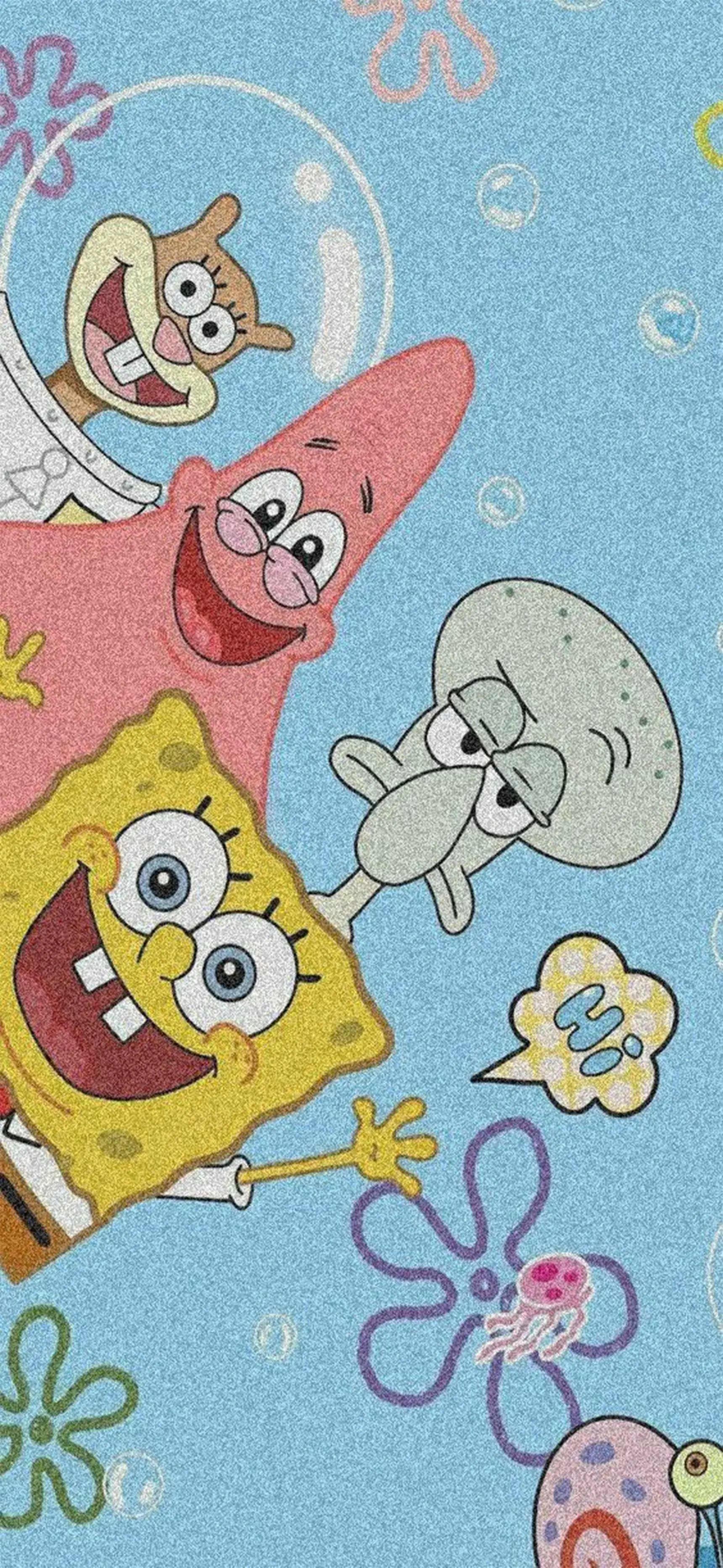 Spongebob Squarepants Nickelodeon TV Show Official Edit Ultrahd Ultra HD 4K 8K HDR Wallpapers For Apple iPhone 13 14 15 16 Pro Max 16E Desktop Screensaver Grainy