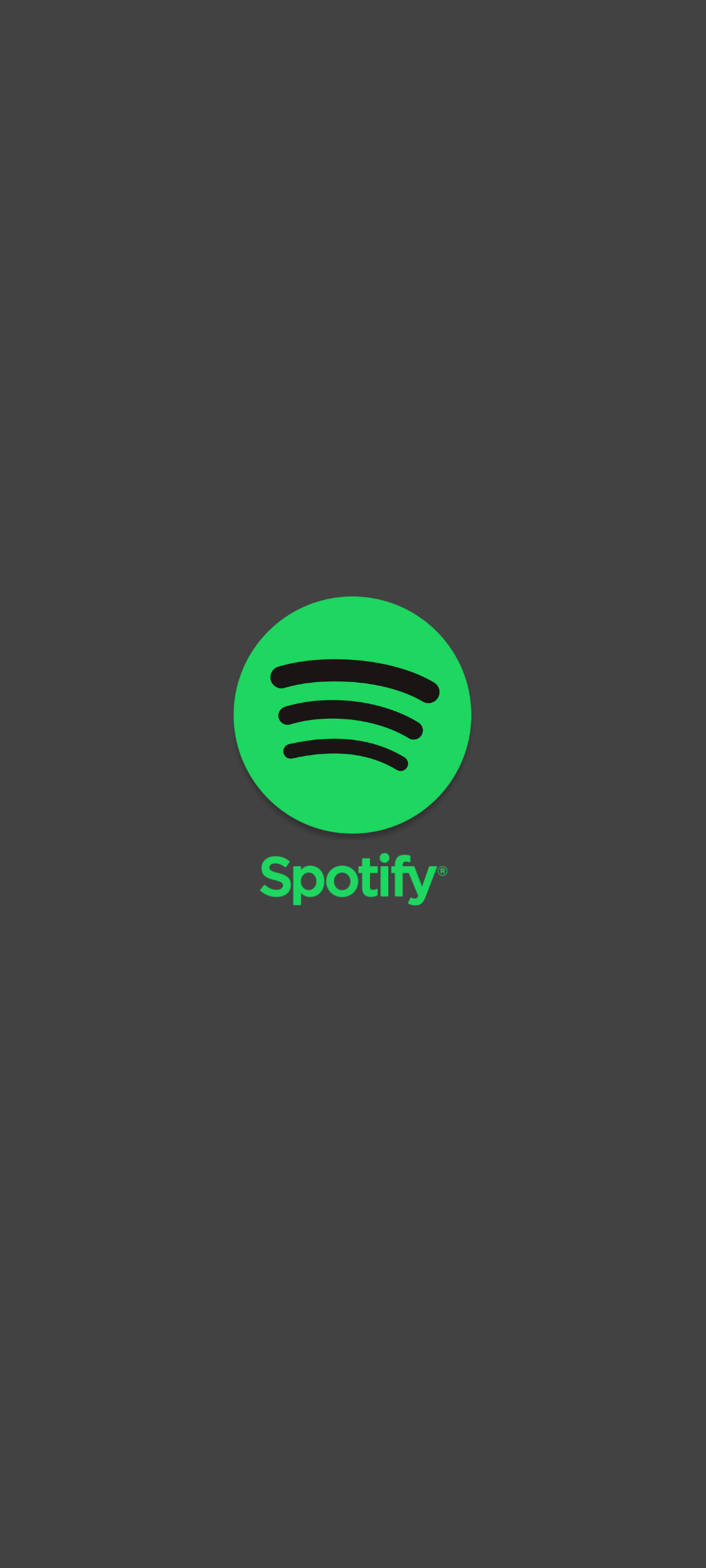 Spotify App Store Music Grey Logo iPhone