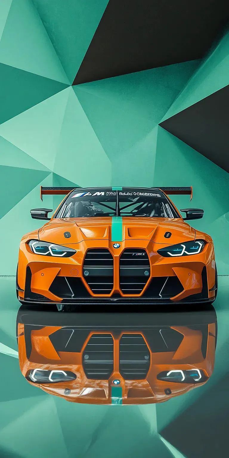 Supercars Super Car Luxury Motors From The Front Orange wallpaper for Apple iPhone, Apple Watch, Mac, iPad and Apple Watch