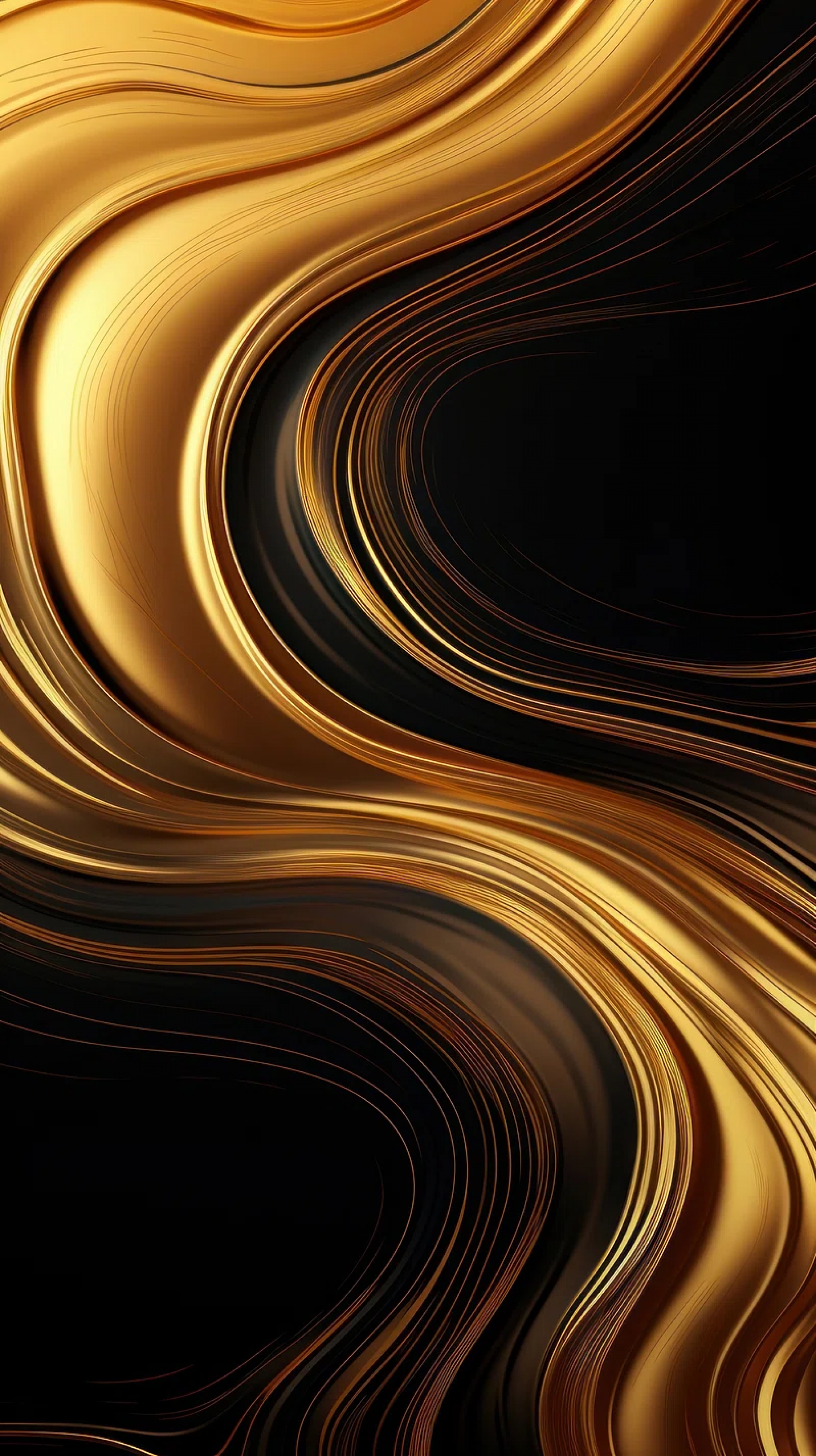 Swirly Gold Abstract Art wallpaper for Apple iPhone, Apple Watch, Mac, iPad and Apple Watch