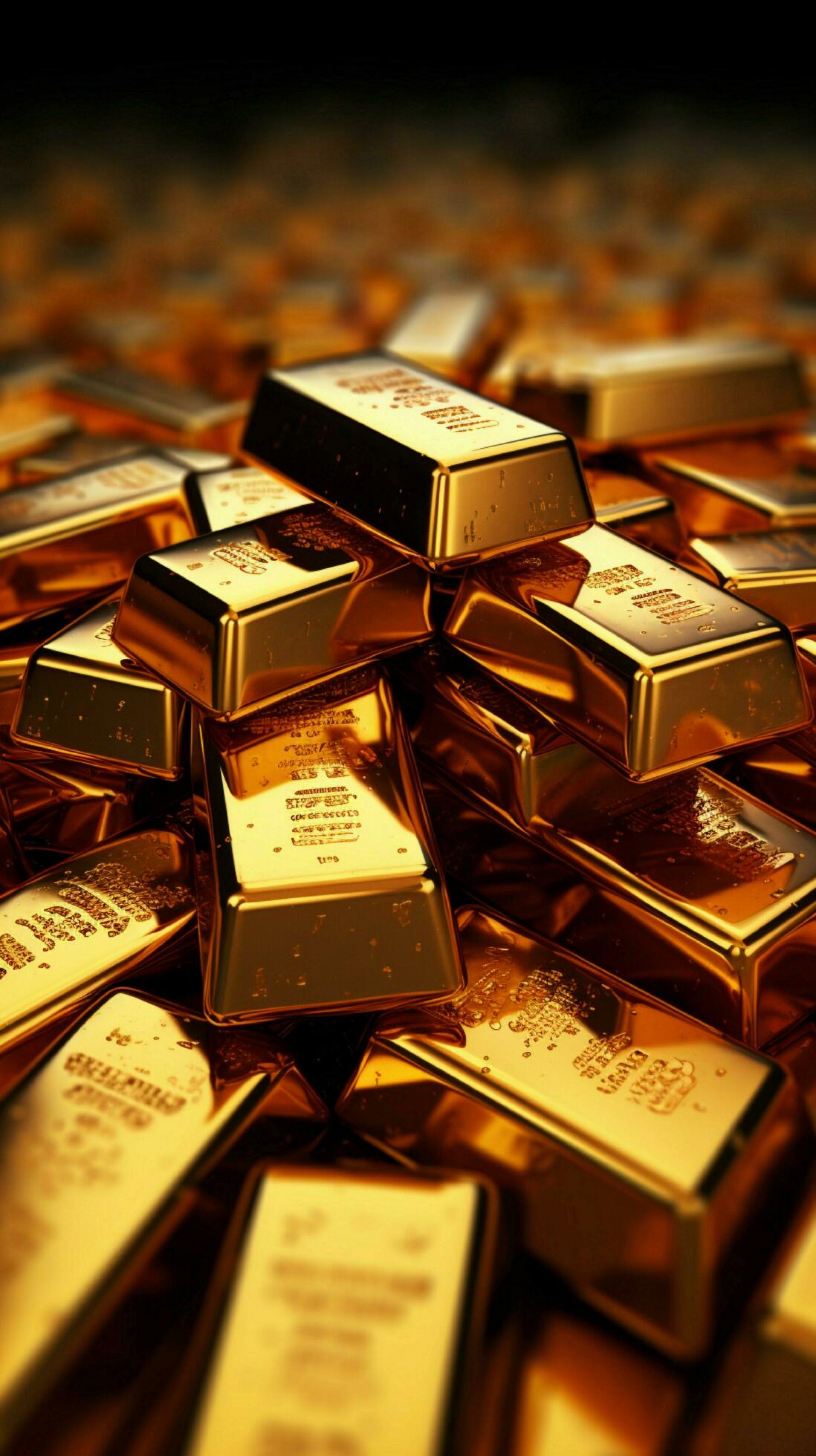 Thousands Of Solid 24K Gold Bars Rich