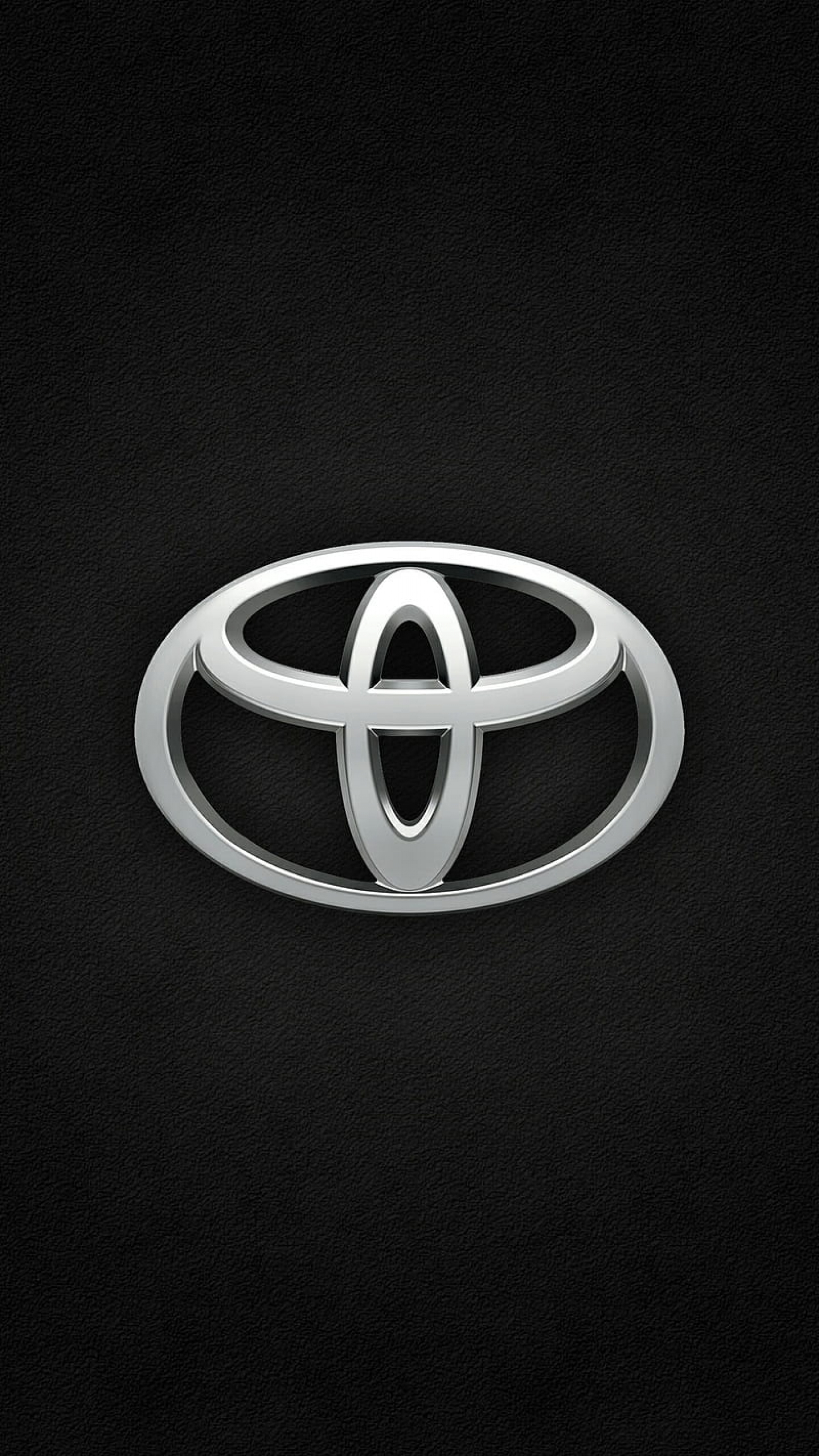 Toyota Logo Silver Metallic 3D